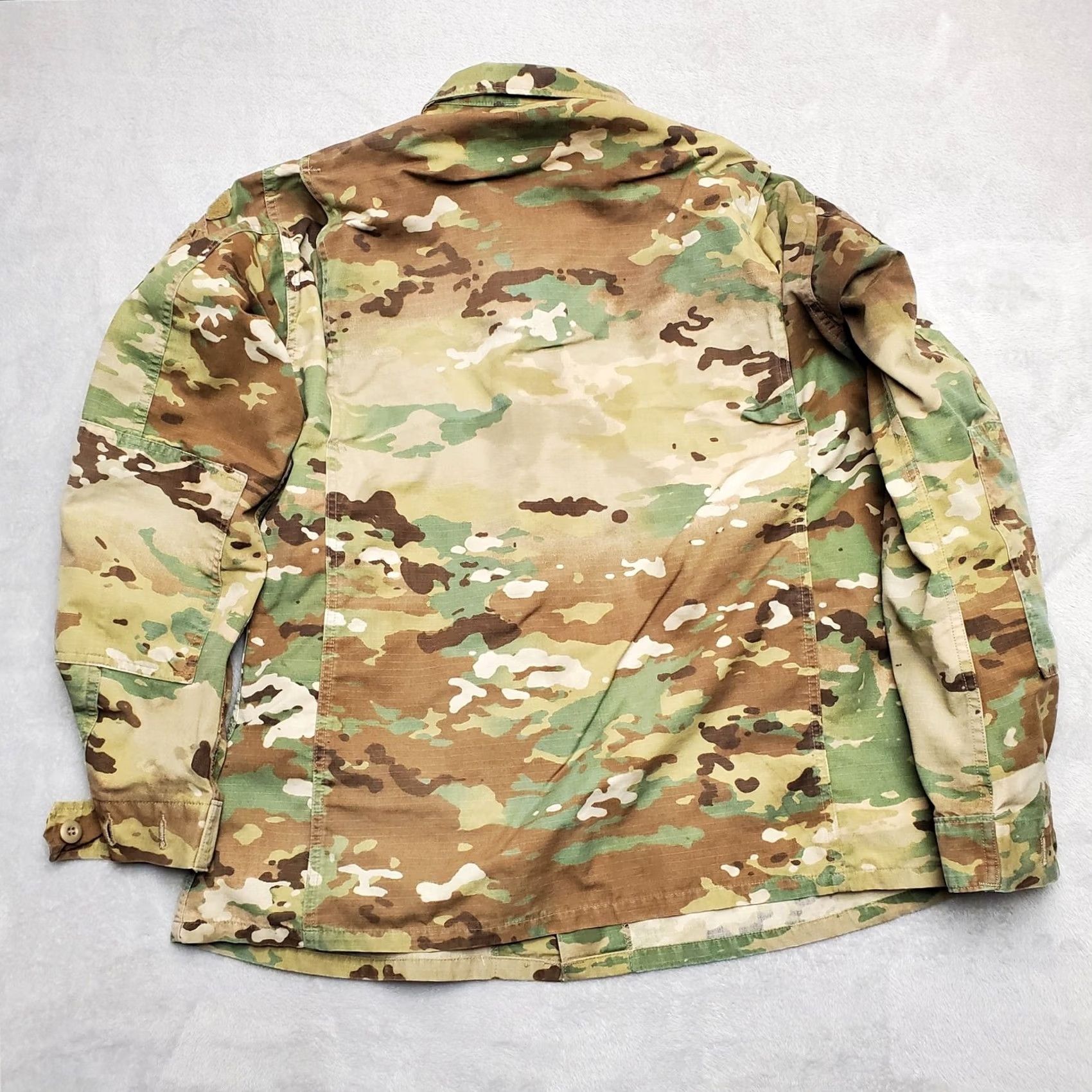 American Apparel VTG Camouflage Shirt Jacket Mens M Long Sleeve Army Coat Camouflage Military Cotton Nylon Canvas Button-Up Cardigan? Size US M / EU 48-50 / 2 - 7 Thumbnail