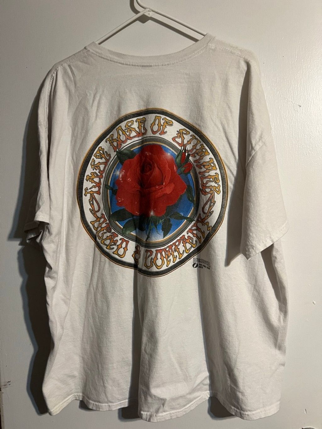 The Unbranded Brand Men's Unbranded Grateful Dead Tour Tee XL White Red Size US XXL / EU 58 / 5 - 2 Thumbnail