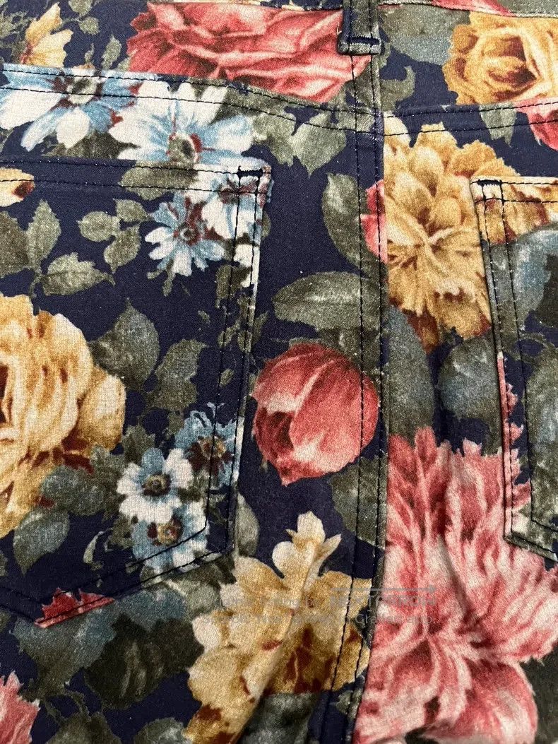 Comme des Garcons Comme Des Garcons size S Floral jeans Size 23" - 3 Thumbnail