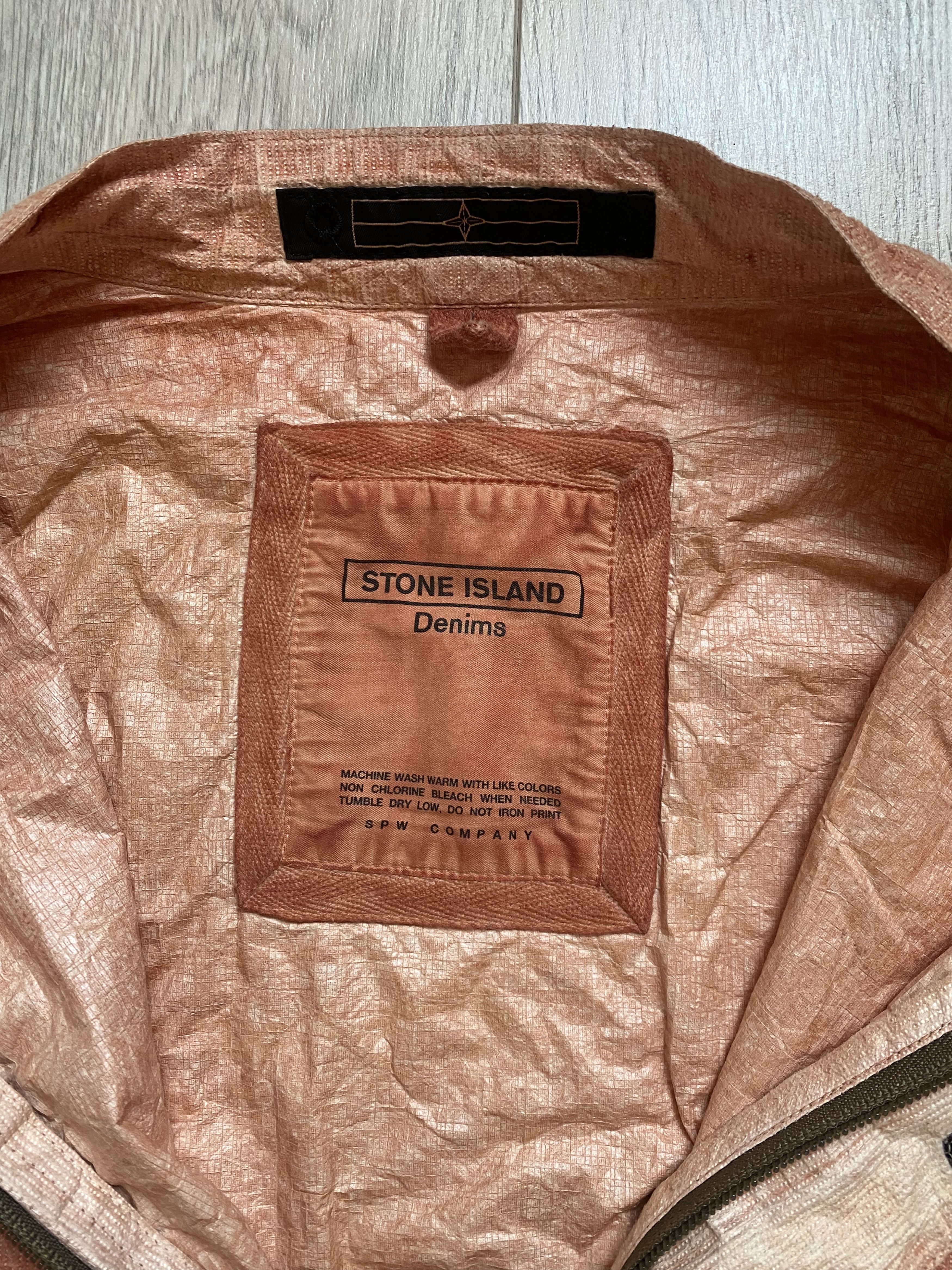 Stone Island Stone Island Denims S/S 2009 Vintage Tyvek Bomber Jacket Size US XL / EU 56 / 4 - 4 Thumbnail