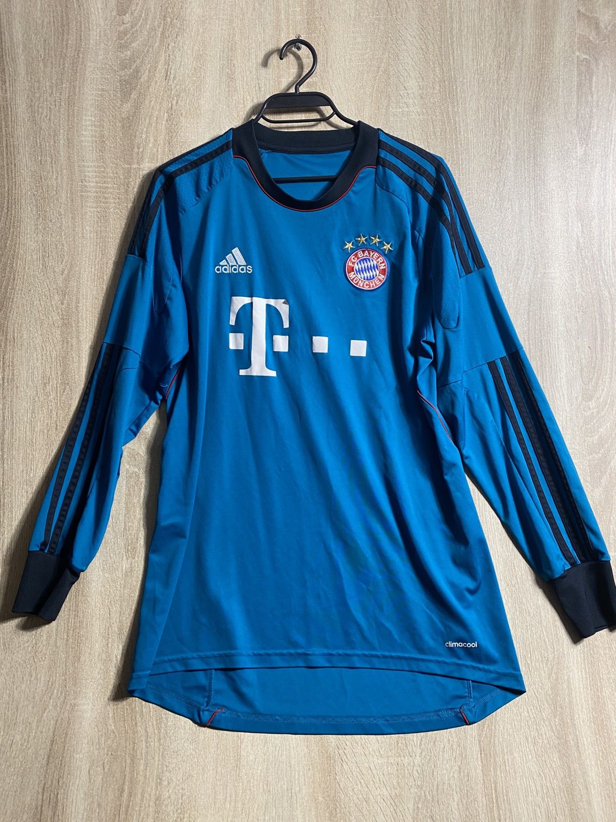 T-Shirt Officiel Vintage Bayern Munich 2001-02 Adidas Taille
