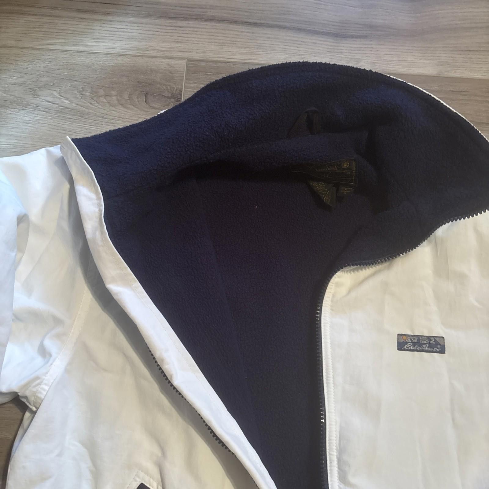 Eddie Bauer Eddie Bauer Weather Edge Coat Womens Size M Zip Fleece White Size M / US 6-8 / IT 42-44 - 4 Thumbnail