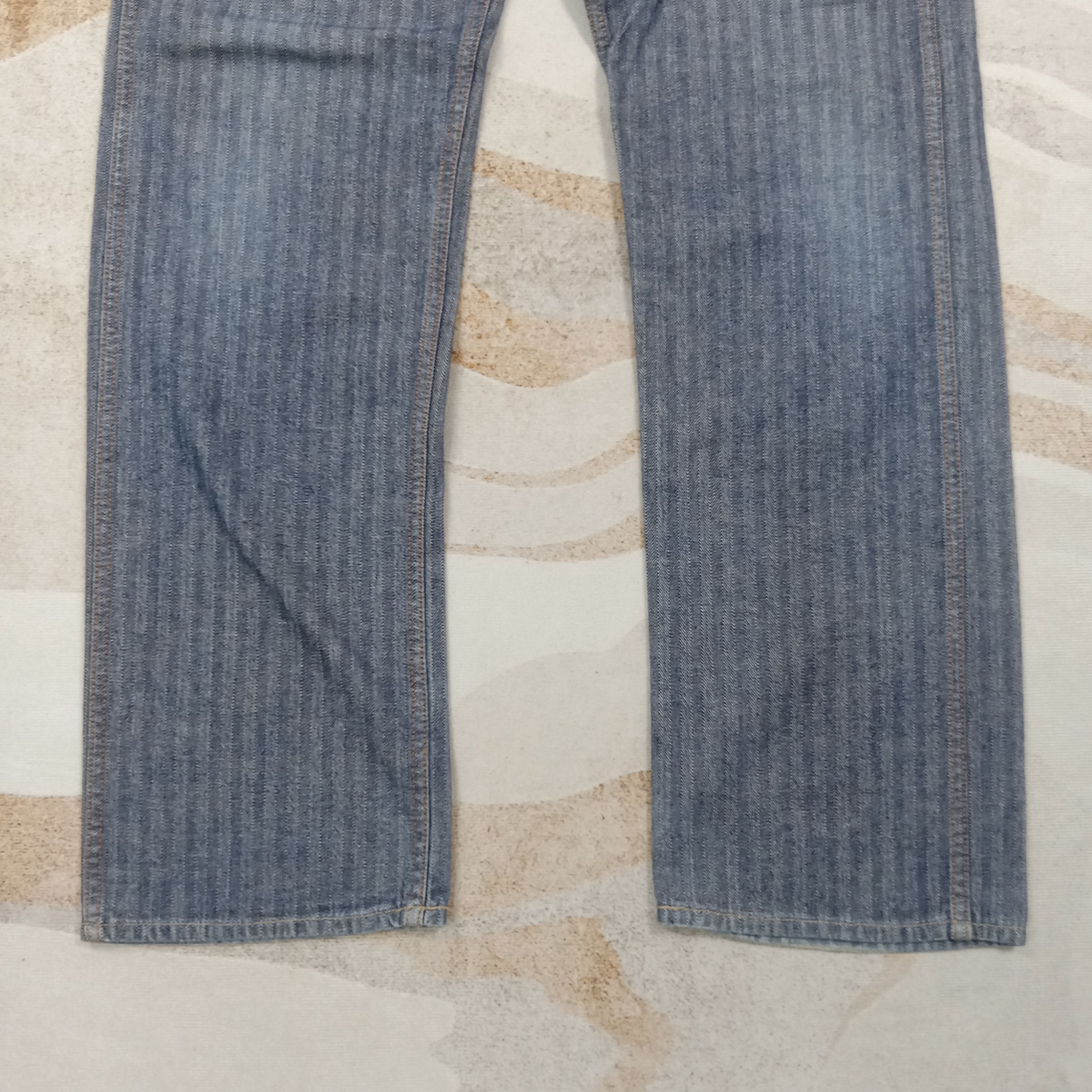 Hysteric Glamour Hysteric Glamour Kinky Stripes Denim Jeans C280N31 Size US 32 / EU 48 - 8 Thumbnail