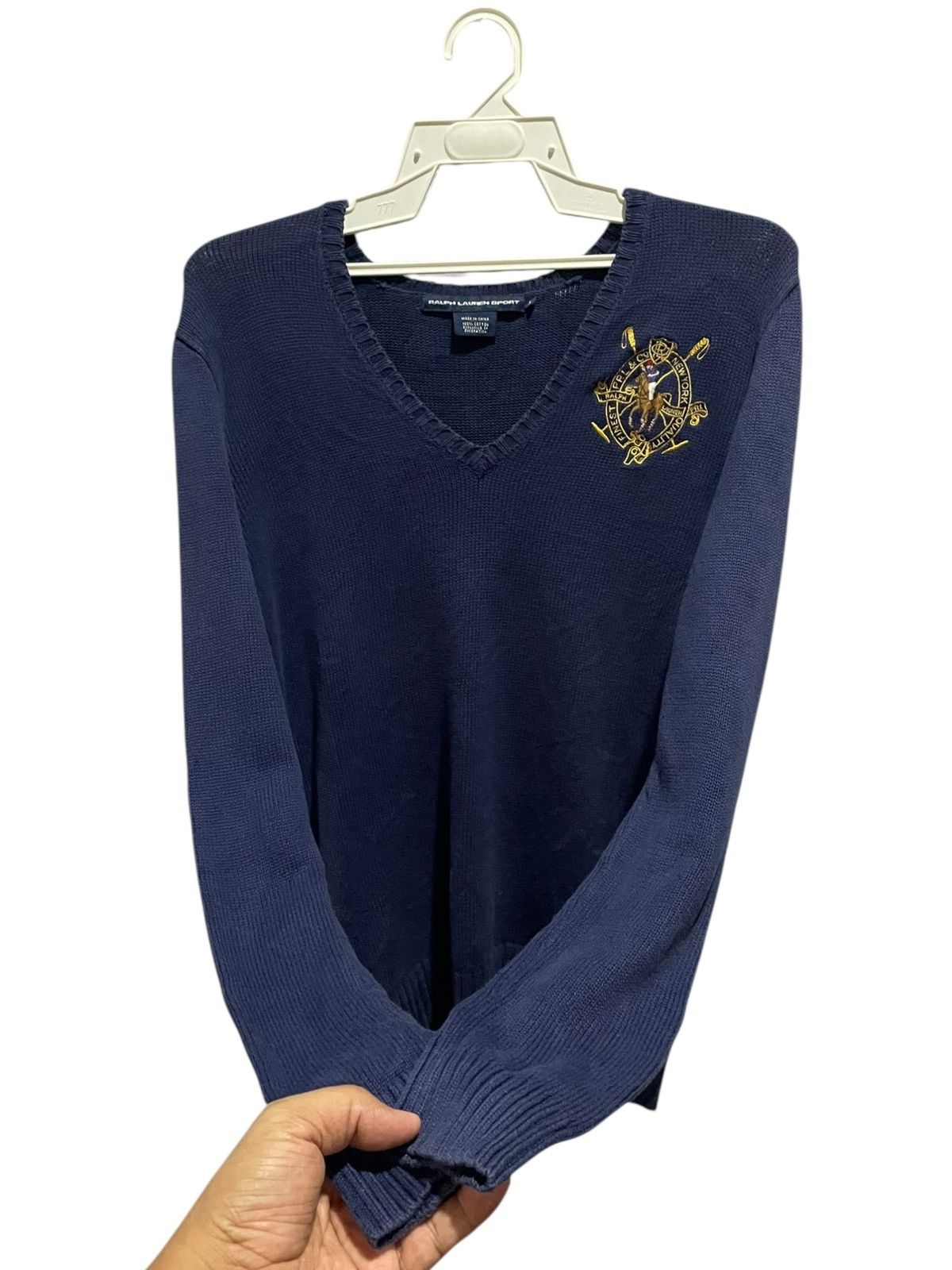 Polo Ralph Lauren VTG Polo Ralph Lauren Sport Knitted Jumper Sweater Size US M / EU 48-50 / 2 - 5 Thumbnail
