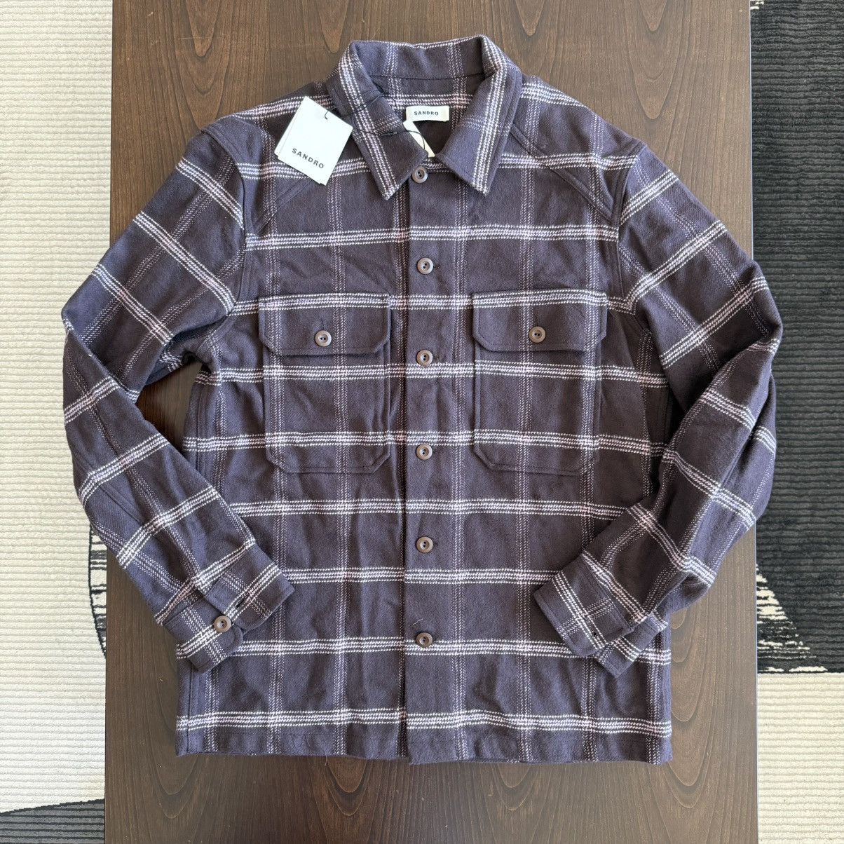 Sandro Sandro Overshirt - Large Size US L / EU 52-54 / 3 - 1 Thumbnail