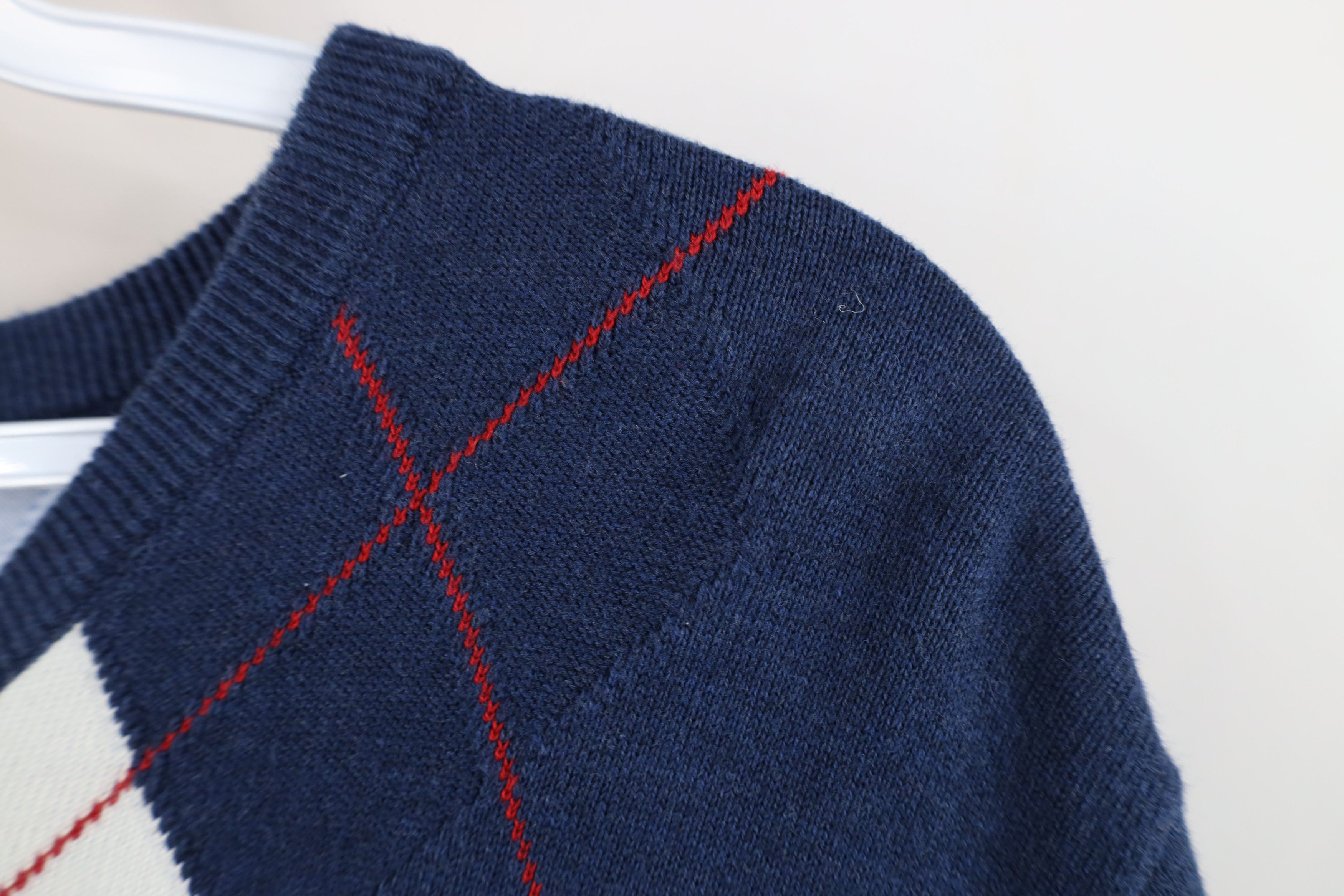 Tommy Hilfiger Vintage Y2K Tommy Hilfiger Lightweight Diamond Knit Sweater Size US M / EU 48-50 / 2 - 8 Thumbnail