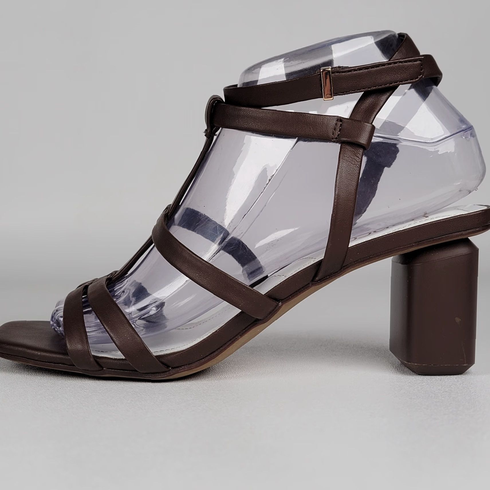 Franco Sarto Franco Sarto Laina Sandals Strappy Brown Block Heels Women's Size 7.5 M Size US 8 / IT 38 - 7 Thumbnail