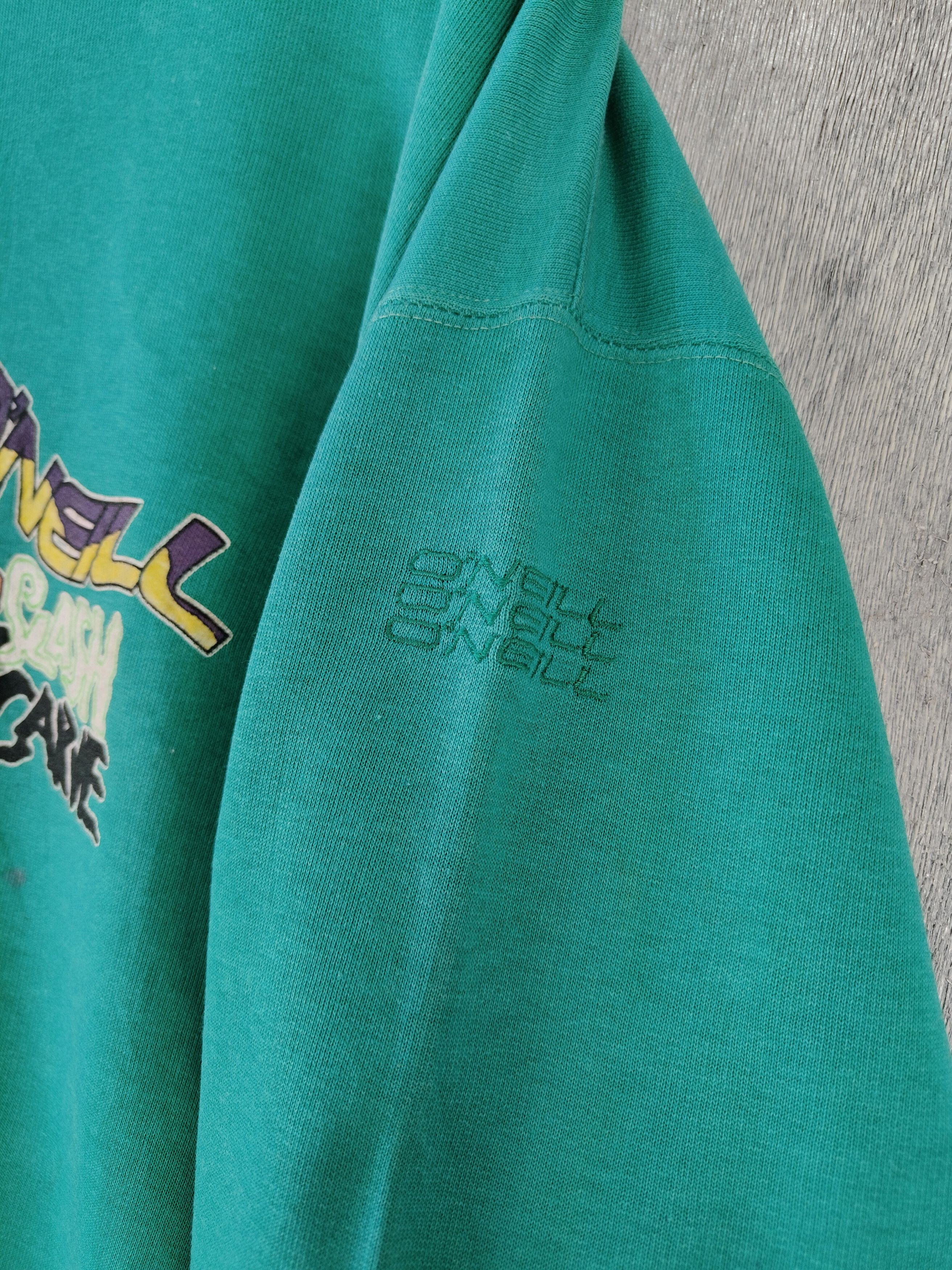 O'Neill × Vintage Vintage 80s Oneill Surfing Streetwear Sweatshirt Size US L / EU 52-54 / 3 - 20 Thumbnail