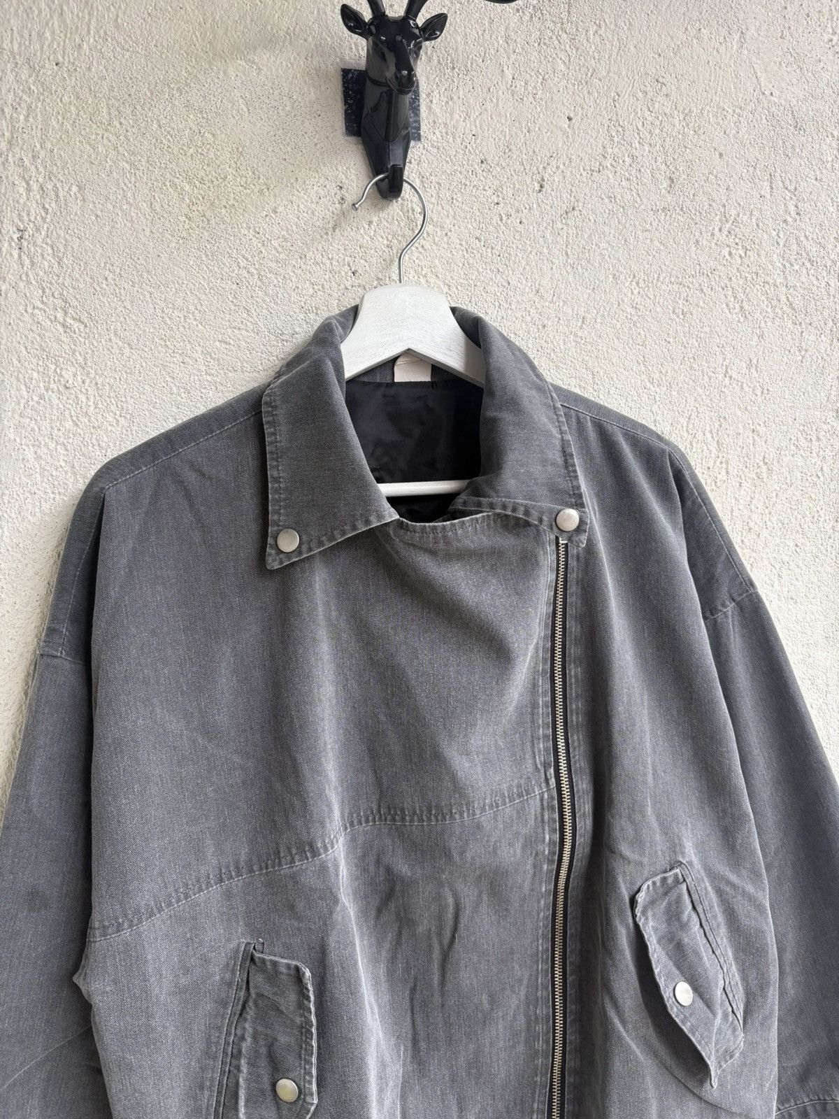 Helmut Lang 2000s Real coco japan asymetrical jacket Vkei style Size US M / EU 48-50 / 2 - 2 Thumbnail