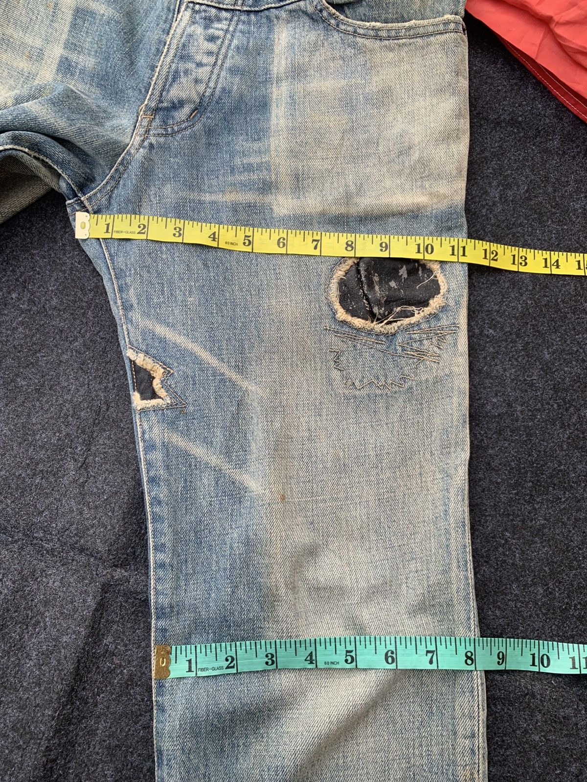 Vintage Rare Distressed Ossa Mondo Jeans – Made in Japan 🇯🇵 Size US 33 - 13 Thumbnail