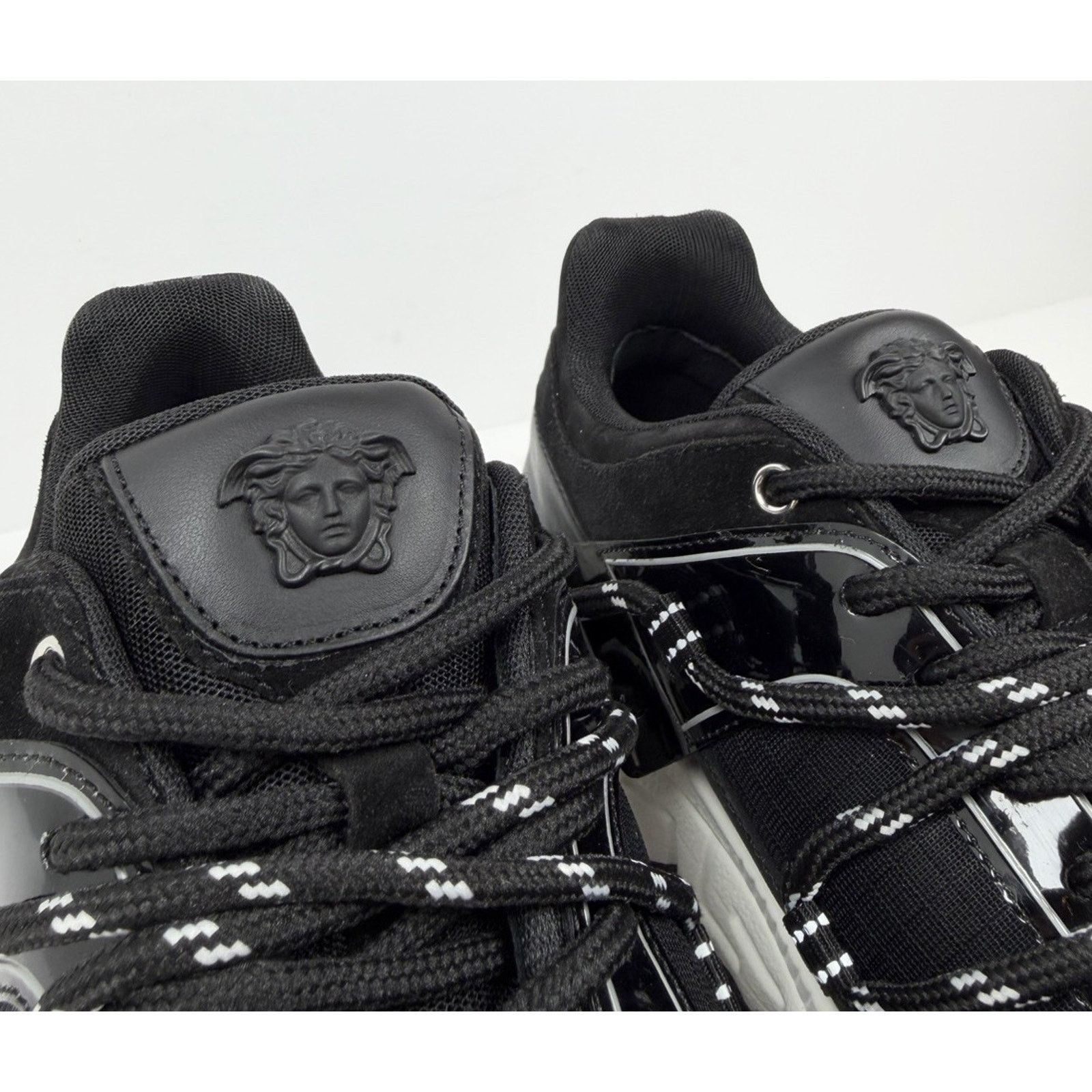 Versace Size 45EU/12US - Versace Trigreca Black Sneakers NEW! Size US 12 / EU 45 - 5 Thumbnail