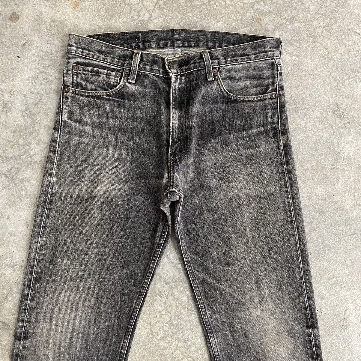 Levi's VTG 2003 Levi’s 505 Faded Grey Denim Jeans Size US 32 / EU 48 - 3 Thumbnail