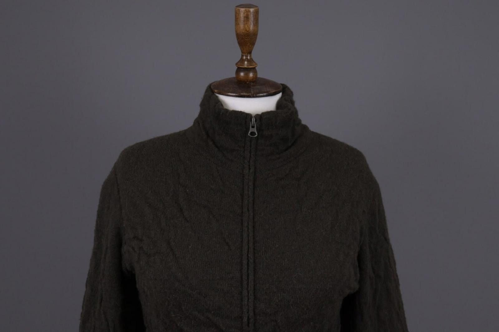 Designer Sarah Pacini Full Zip Merino Wool Baby Jacket One Size Size ONE SIZE - 2 Thumbnail