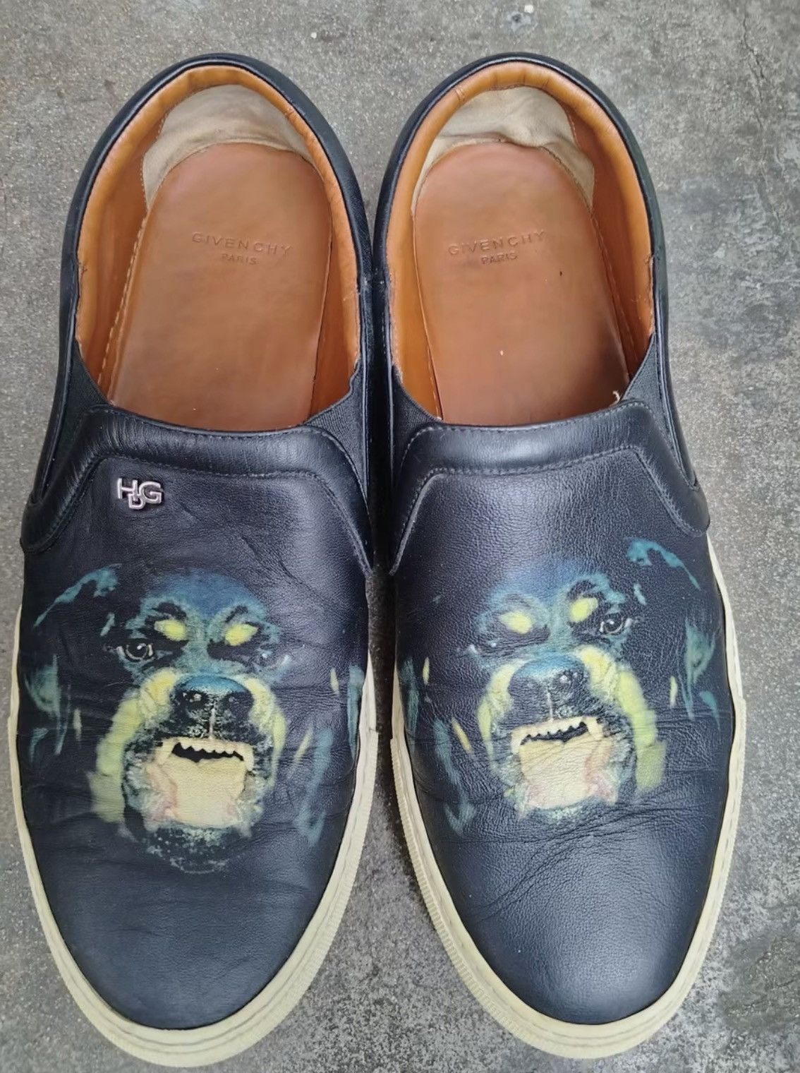 Givenchy Givenchy Rottweiler Sneakers Slip On Sneakers Size US 10 / EU 43 - 1 Thumbnail