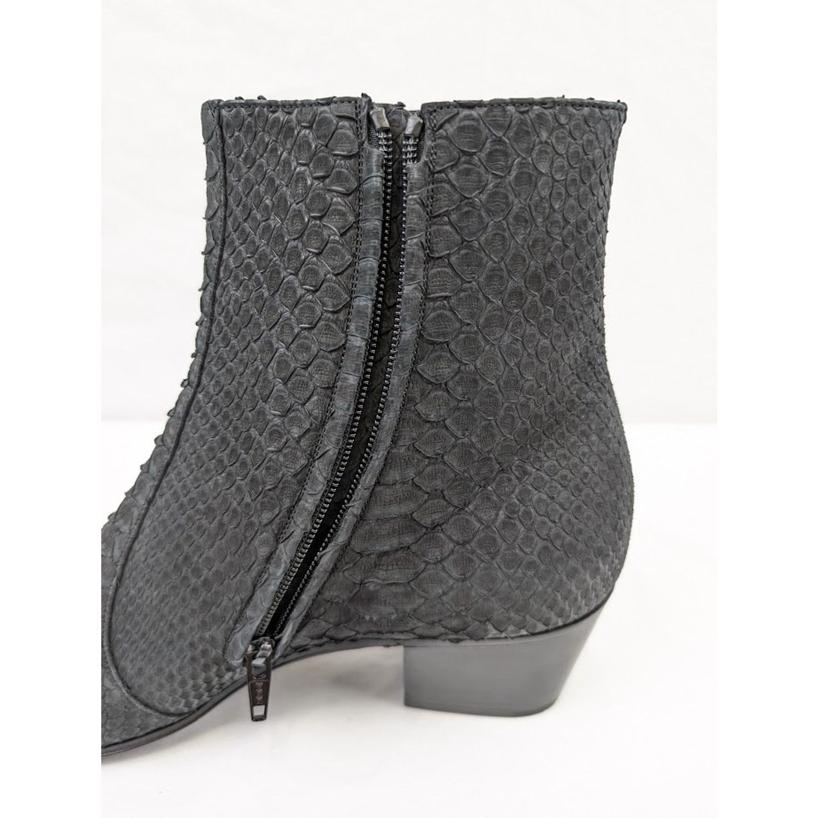 Saint Laurent Paris o1rshd1 Vassili 60 Pitone / Python Boots in Nero Size US 9 / EU 42 - 11 Thumbnail