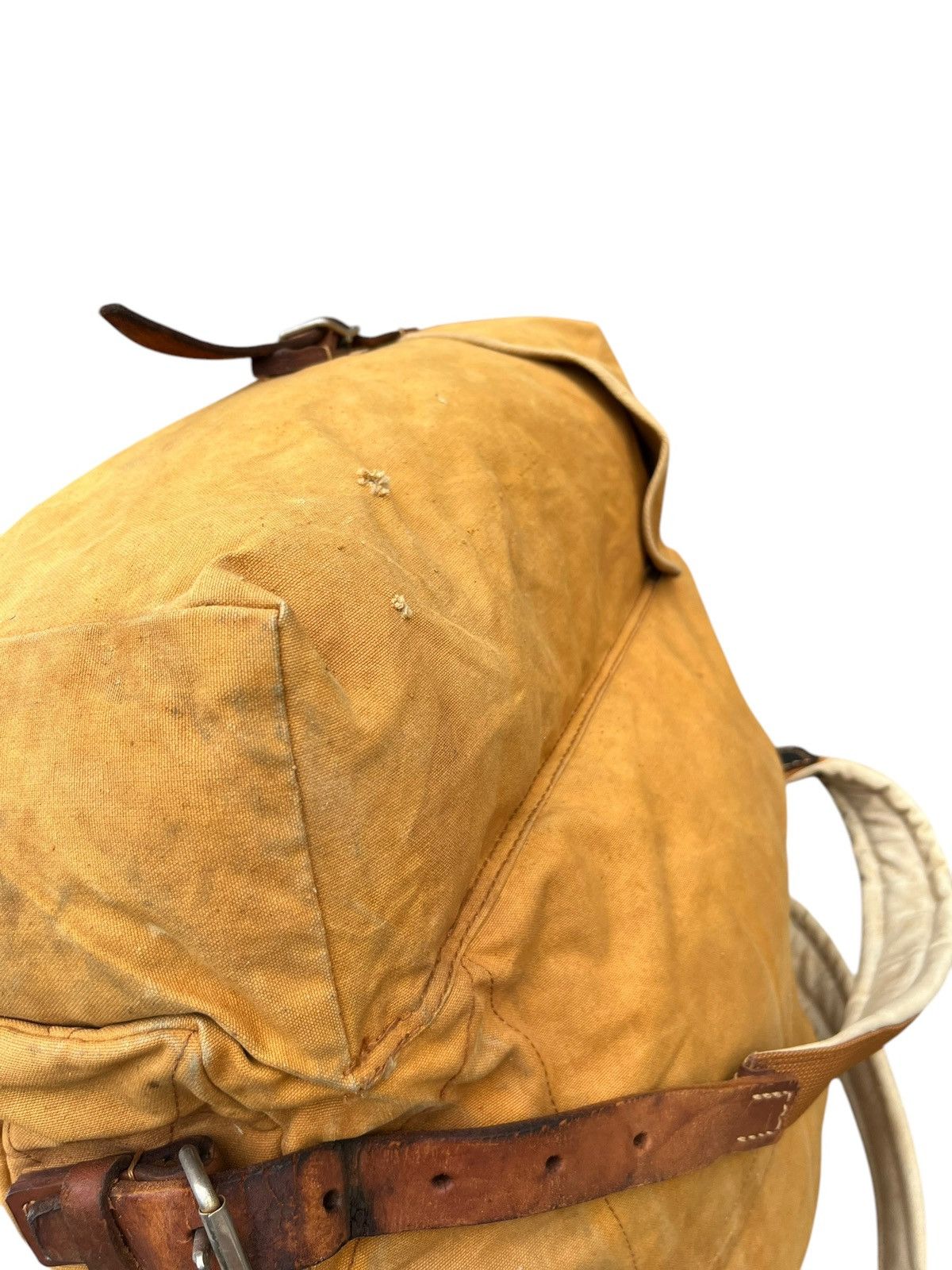 Vintage Distress Fade 60s 70s Japan Duck Canvas Hiking Backpack Huge Size ONE SIZE - 13 Thumbnail