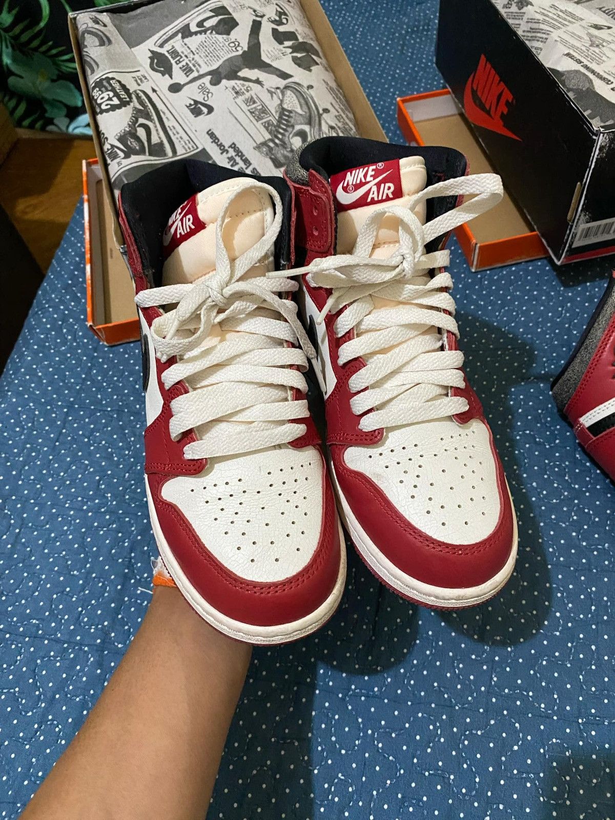 Jordan Brand × Nike Air Jordan 1 Lost And Found Size US 4.5 / IT 34.5 - 4 Thumbnail