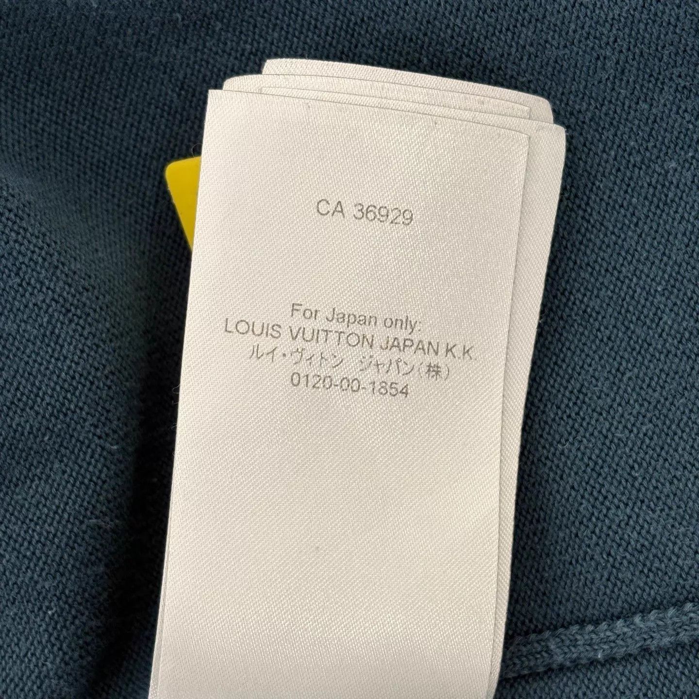 Louis Vuitton Louis Vuitton Navy Blue Piping Man Logo Knit Tee Size US M / EU 48-50 / 2 - 5 Thumbnail