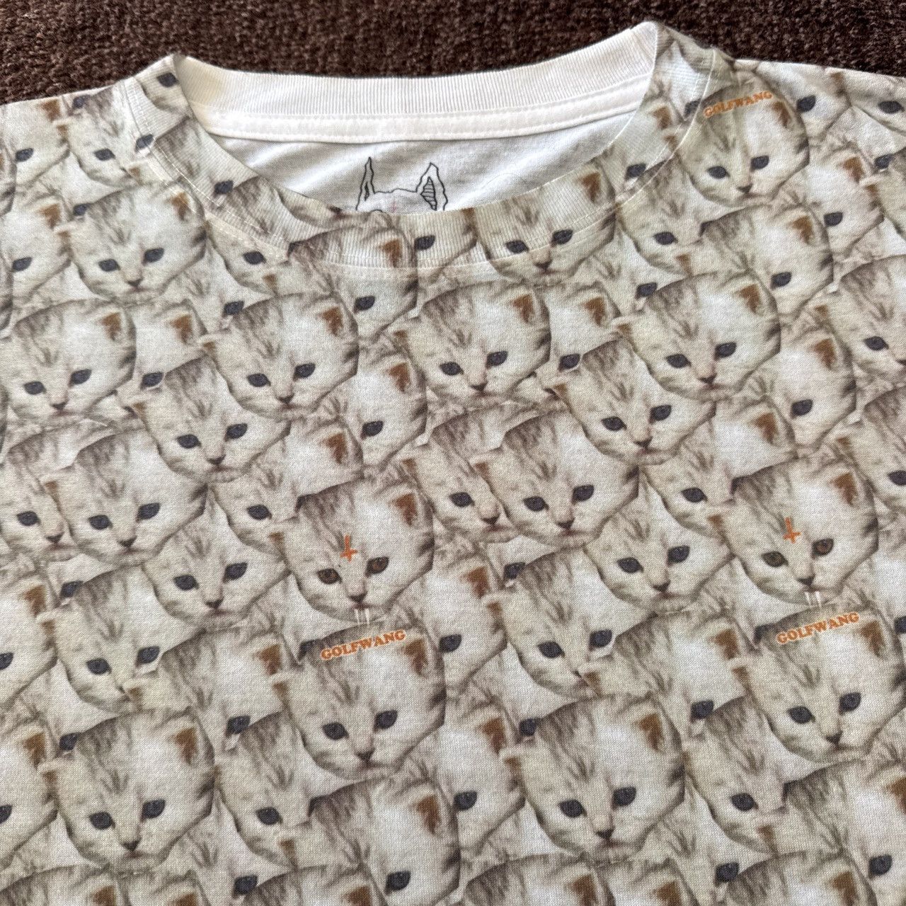 Golf Wang 2014-15 Golf Wang Kill Cat All Over Print Tee Size US XL / EU 56 / 4 - 3 Thumbnail