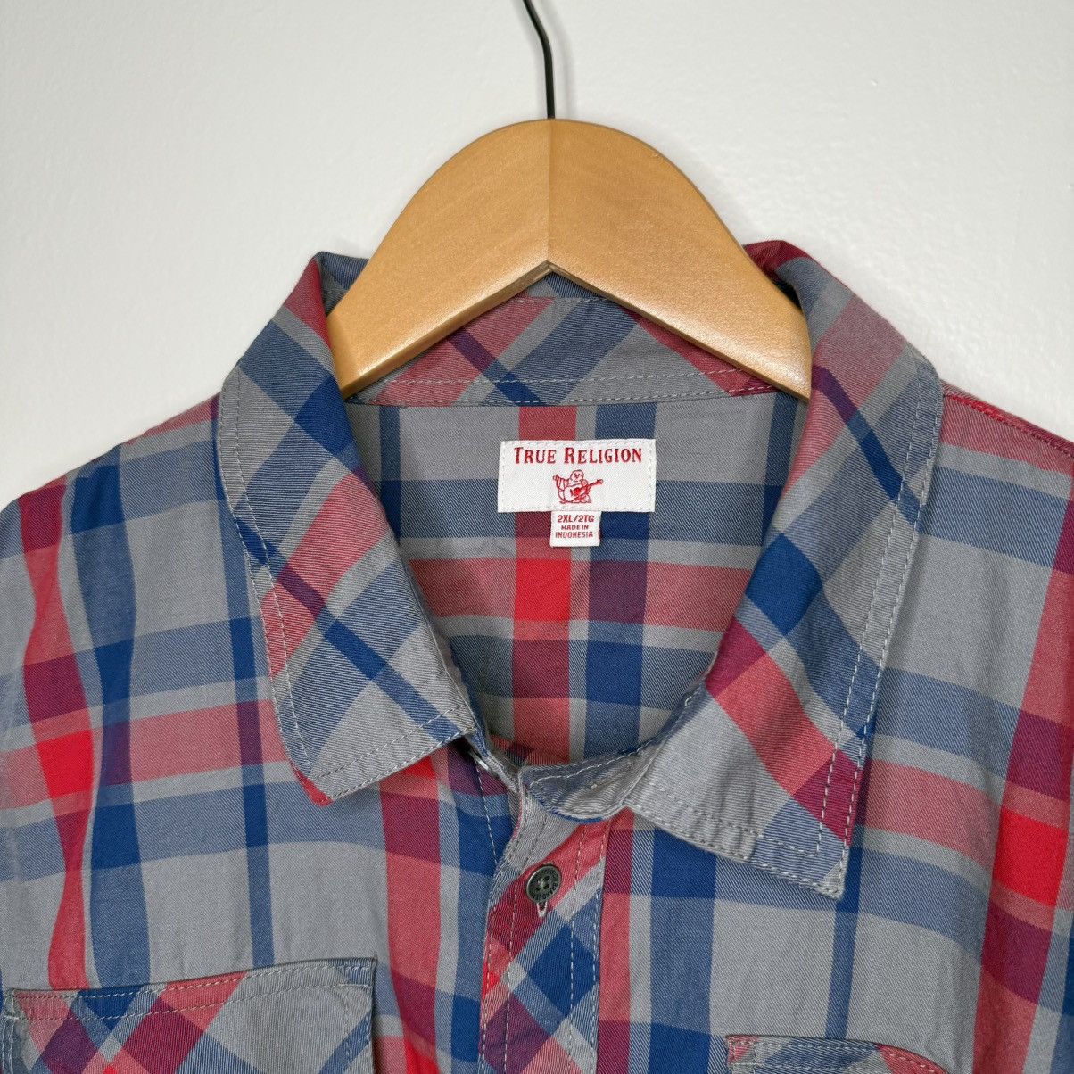 True Religion True Religion Men’s Plaid Button-Up Shirt Size XXL New Size US XXL / EU 58 / 5 - 5 Thumbnail
