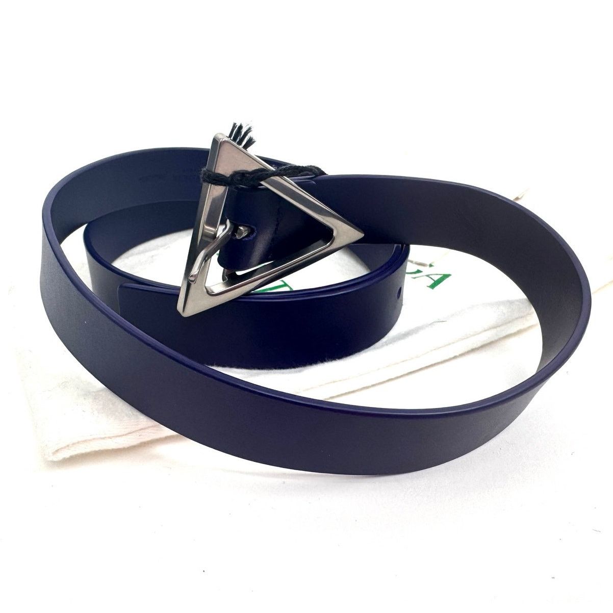 Unisex Bottega Veneta NWT Purple Leather Belt 90cm / 36 in
