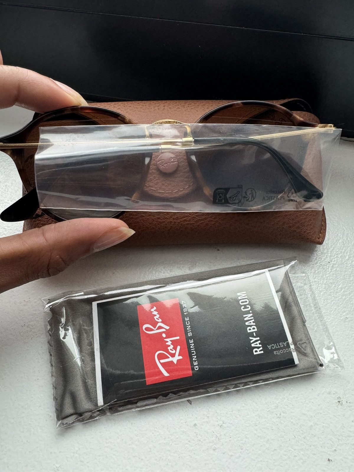 RayBan Rayban round tortoiseshell NEW!! Size ONE SIZE - 5 Thumbnail