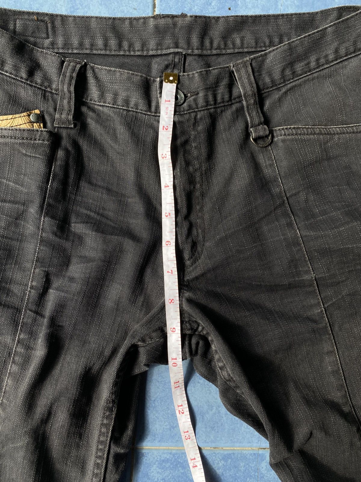 Japanese Brand Nicole Club For Men Black Denim Size US 31 - 13 Thumbnail