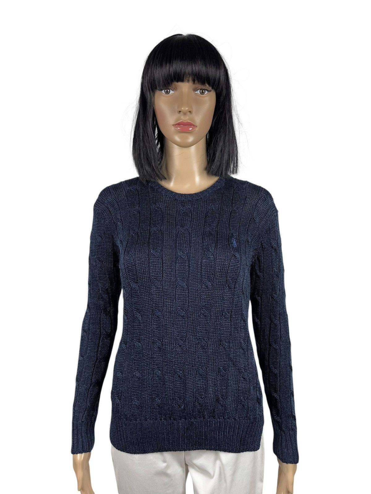 Polo Ralph Lauren Polo Ralph Lauren Knit Sweater Cable Lurex Cotton size XS Size XS / US 0-2 / IT 36-38 - 1 Thumbnail