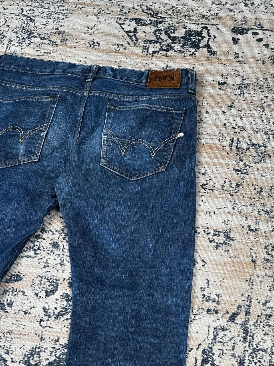 Edwin VINTAGE EDWIN Raw Denim Blue Made In Japan Jeans Size US 32 / EU 48 - 14 Thumbnail