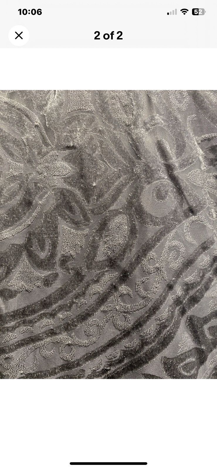 Other Super Trendy Gray King Size Patterned Pillowcases Size ONE SIZE - 2 Thumbnail