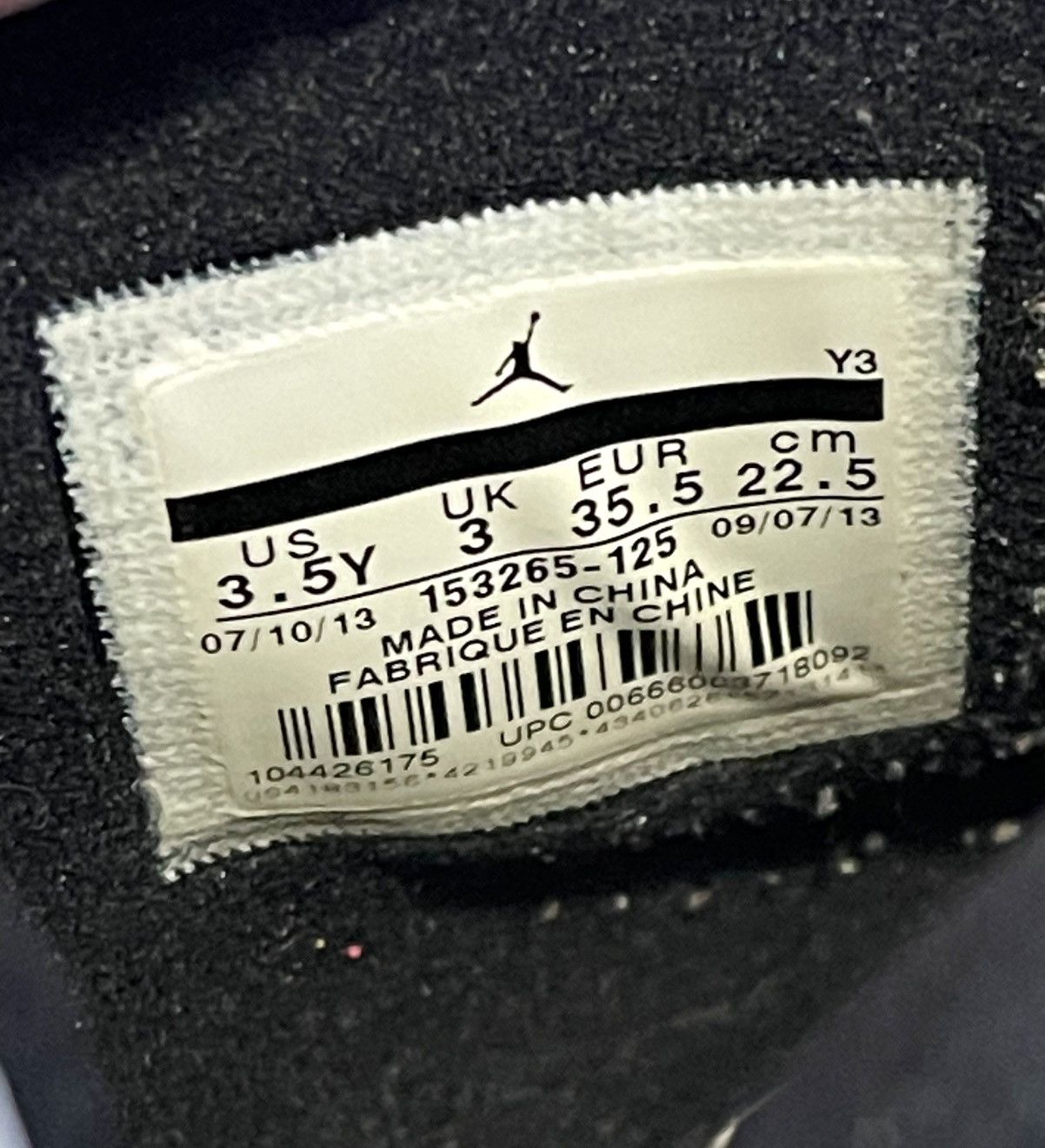 Jordan Brand × Nike × Vintage Jordan Retro 12’ Taxi 2013 Size US 5 / EU 37 - 6 Thumbnail