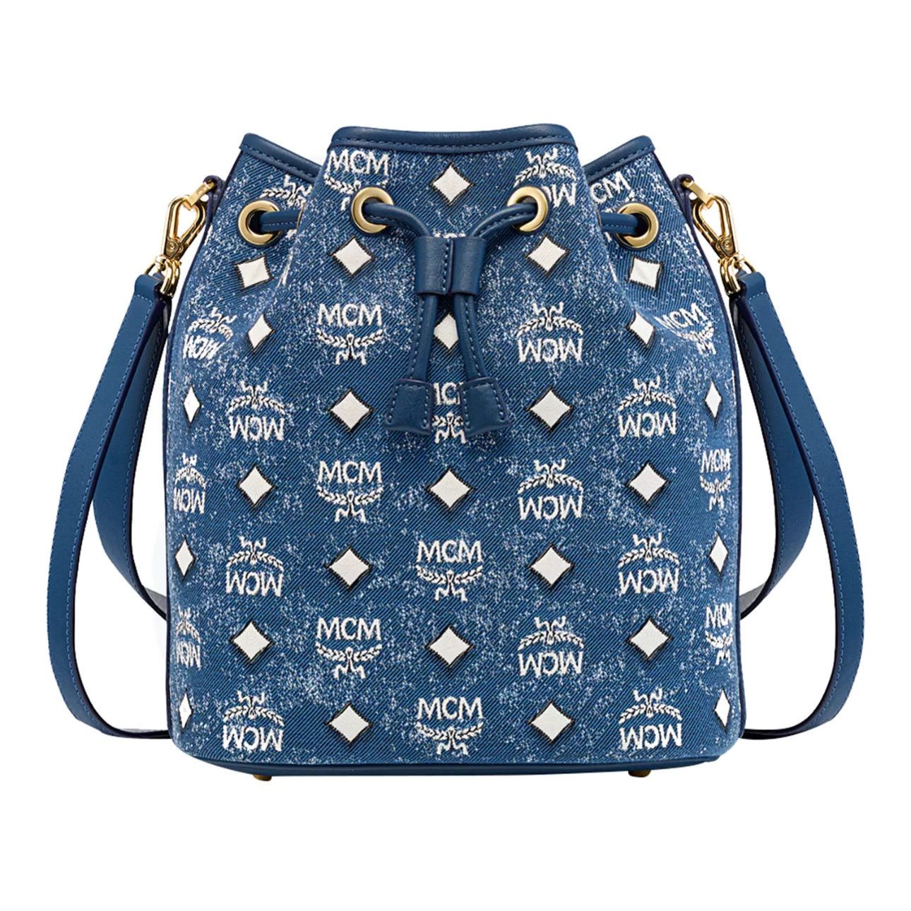 MCM MCM Blue Denim Bucket shoulder bag Size ONE SIZE - 7 Thumbnail