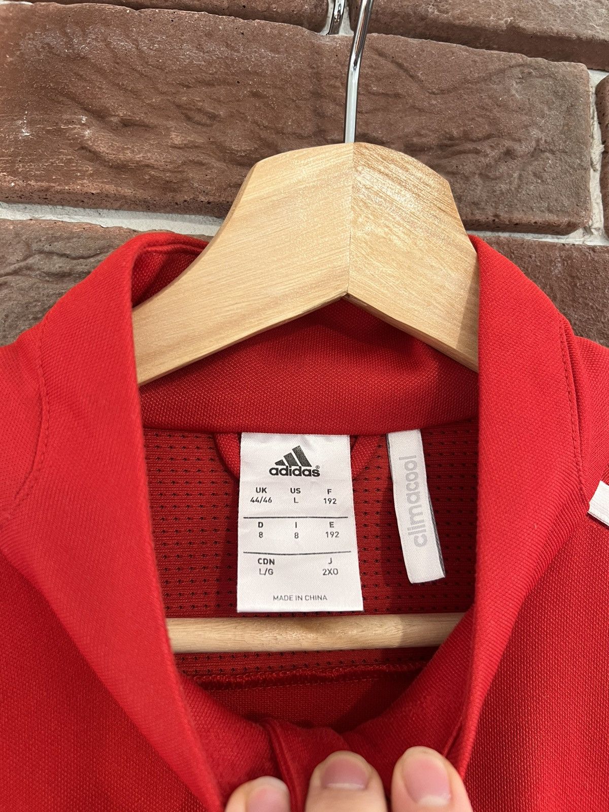 Vintage Rare Vintage Bayern München 2013 Jacket Red Adidas Soccer Size US L / EU 52-54 / 3 - 4 Thumbnail
