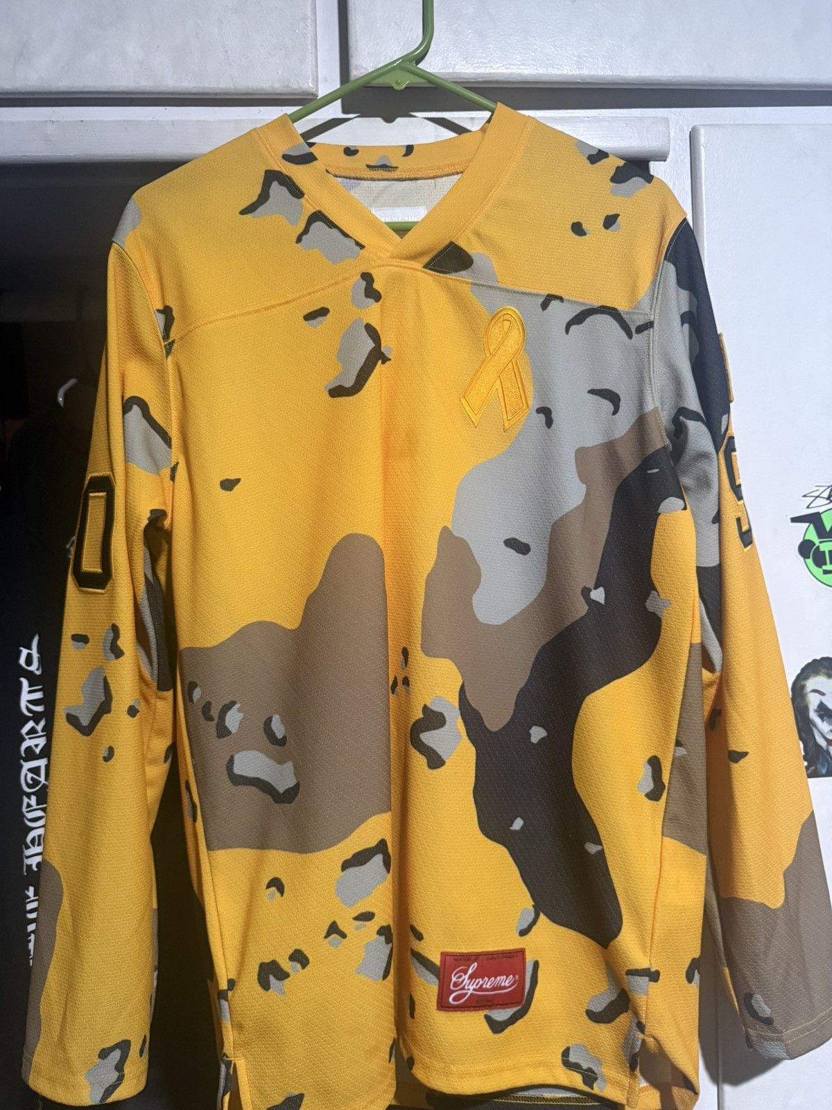 Supreme Supreme Hockey Jersey Blue Desert Camo FW14 | Grailed