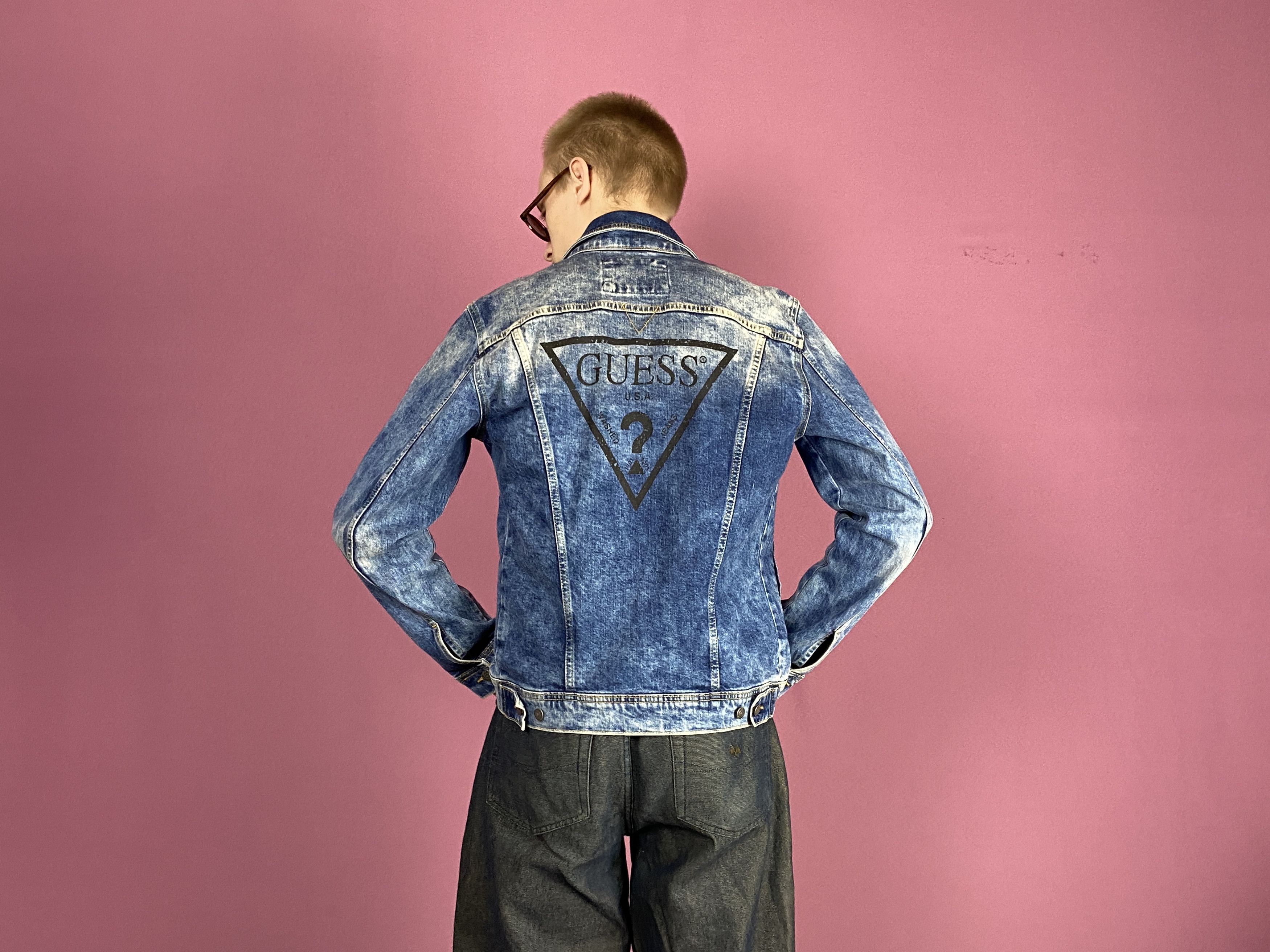 Guess Guess Vintage Men's Denim Jacket - M Jean Blazer Size US M / EU 48-50 / 2 - 5 Thumbnail