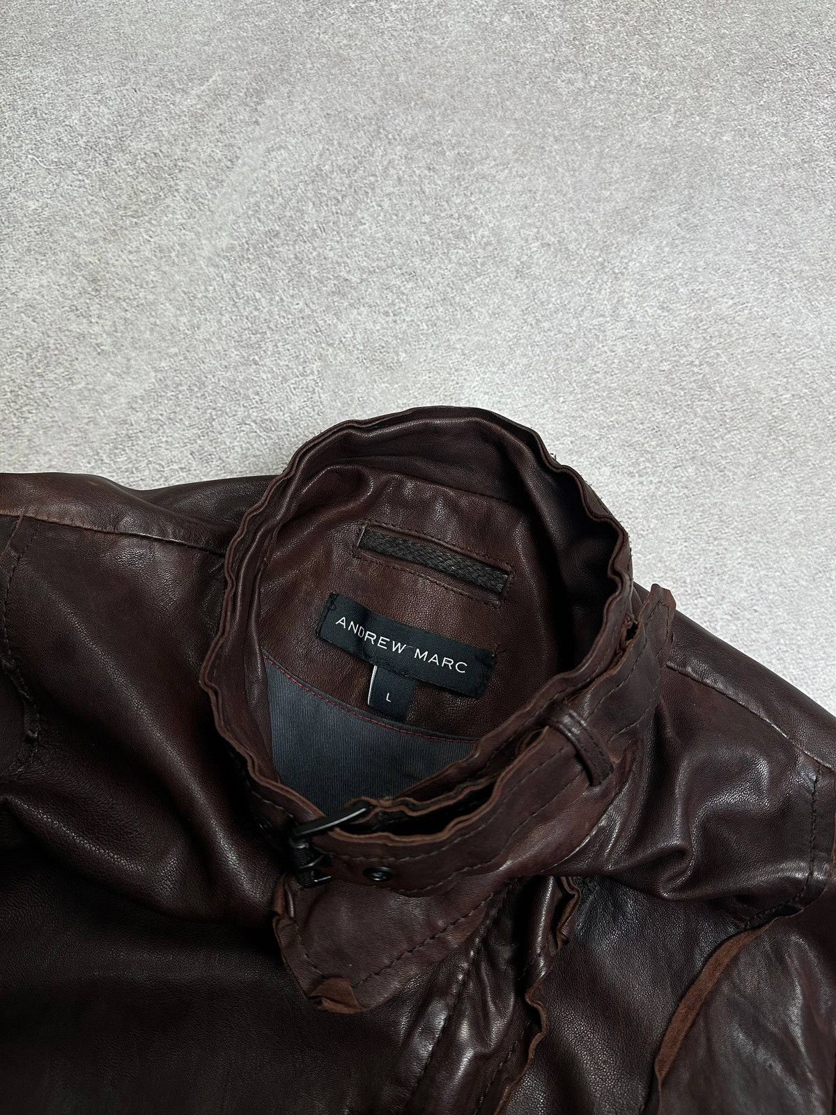 Andrew Marc Vintage Andrew Marc Genuine Leather Avantgarde Jacket Size L / US 10 / IT 46 - 4 Thumbnail