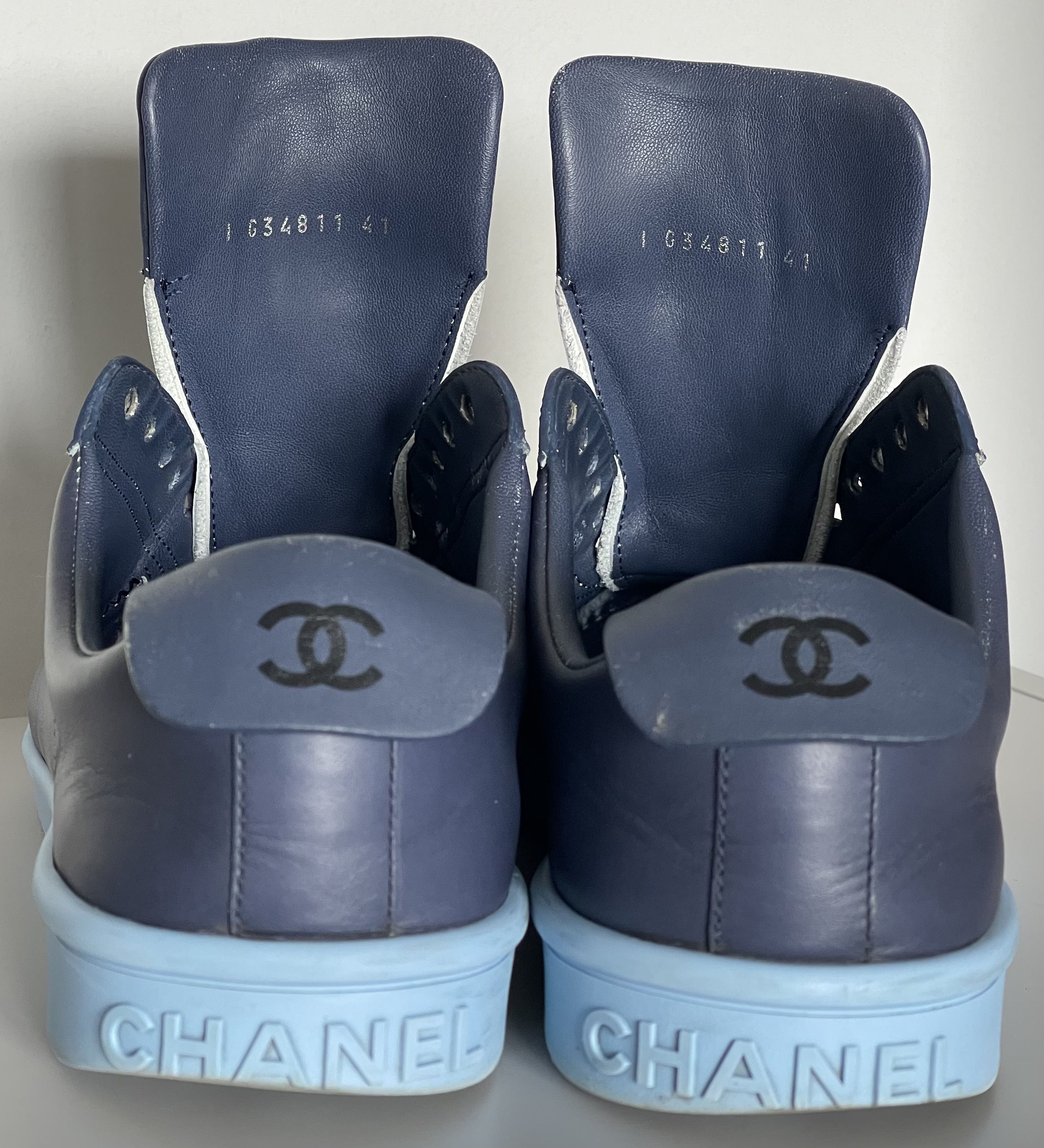 Chanel CHANEL Weekender sneakers, navy/blue, size 41 Size US 8 / EU 41 - 6 Thumbnail