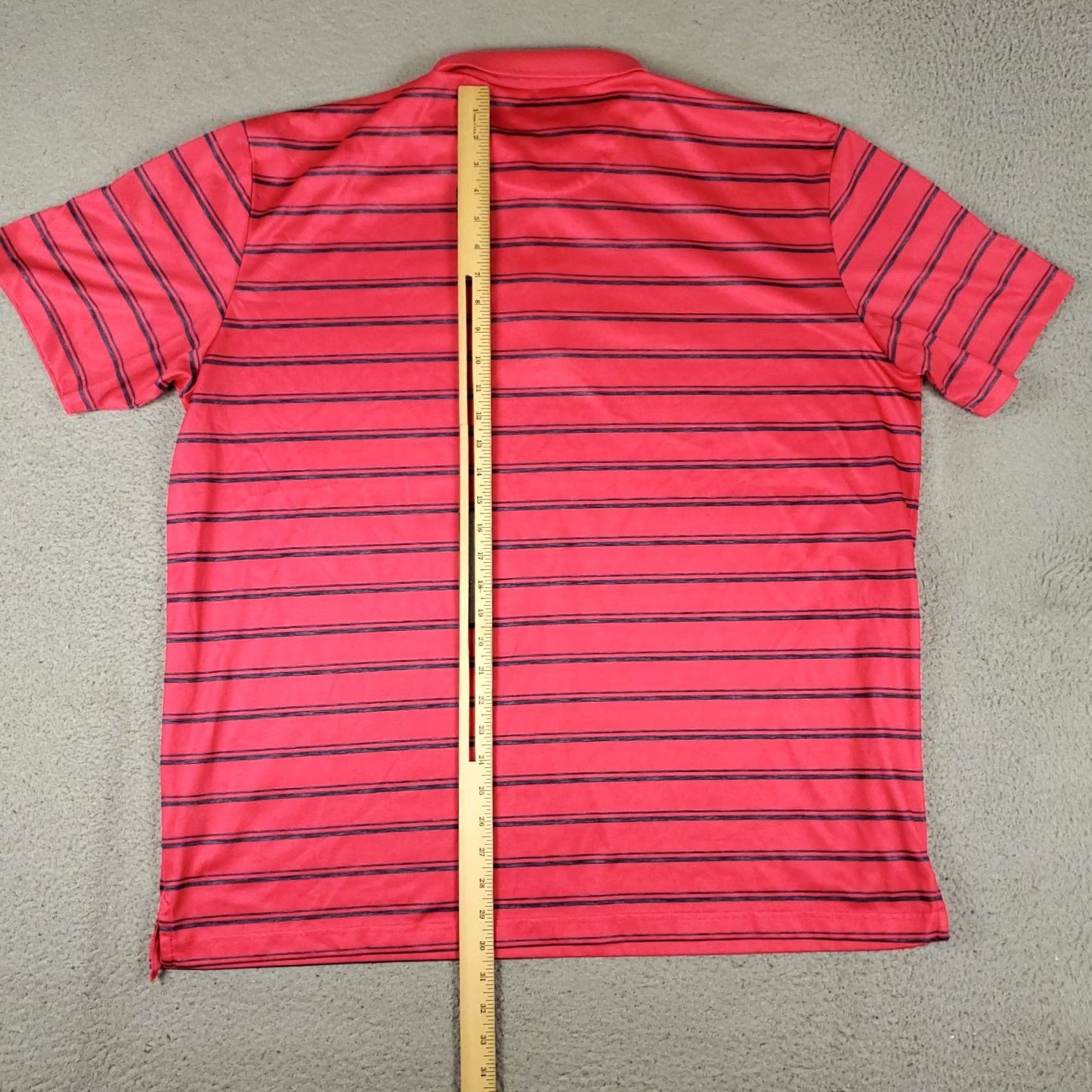 Callaway Callaway Polo Shirt Mens 2XL Pink Striped Opti Dri Fit Golf Short Sleeve Shirt Polo Mens 2XL Pink Striped Size US XXL / EU 58 / 5 - 3 Thumbnail