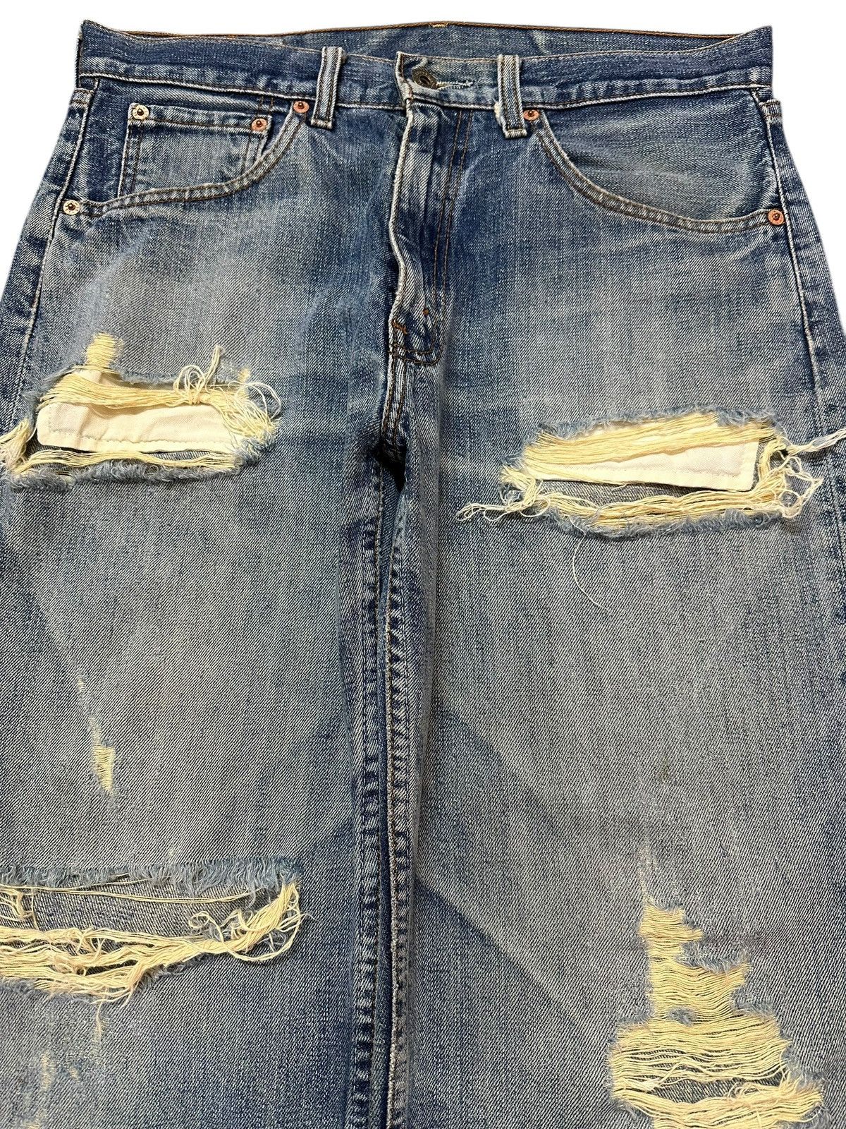 Levi's Vintage 80s Levis 503 Faded Wash Distressed Style Baggy Jean Size US 32 / EU 48 - 3 Thumbnail