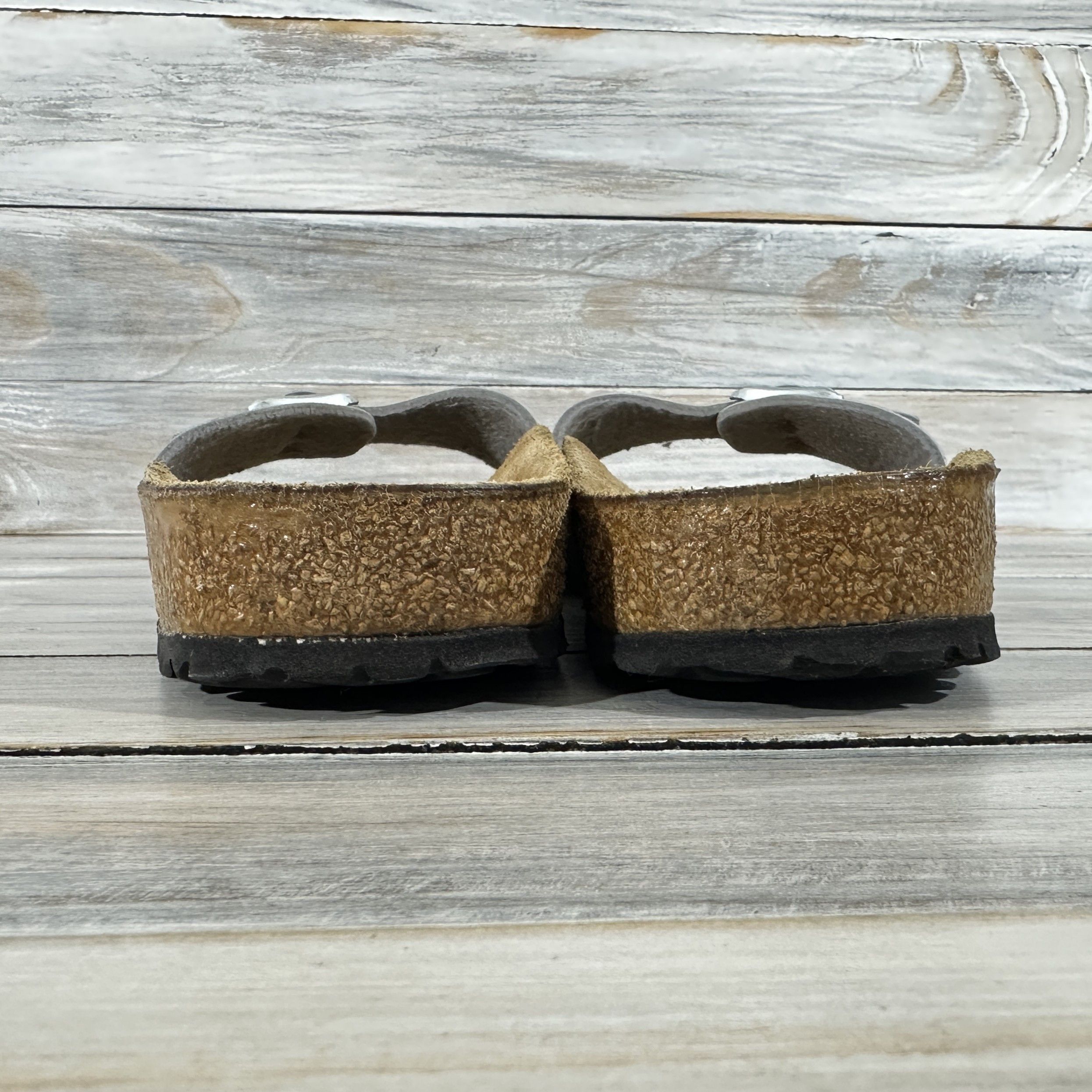 Birkenstock Birkenstock Madrid Birko-Flor Womens Leather Slide Sandals Size US 7 / IT 37 - 8 Thumbnail