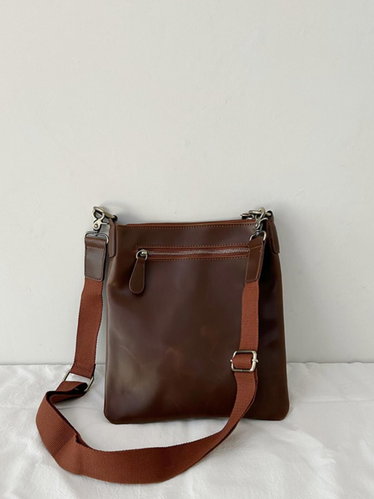 Other Stylish Brown Leather Crossbody Bag Size ONE SIZE - 5 Thumbnail
