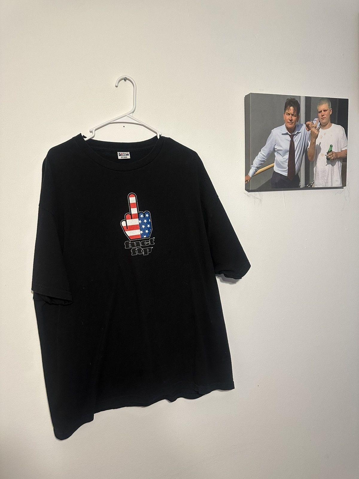 FUCT × Fuck The Population FTP x FUCT middle finger tee black 2XL Size US XXL / EU 58 / 5 - 1 Thumbnail