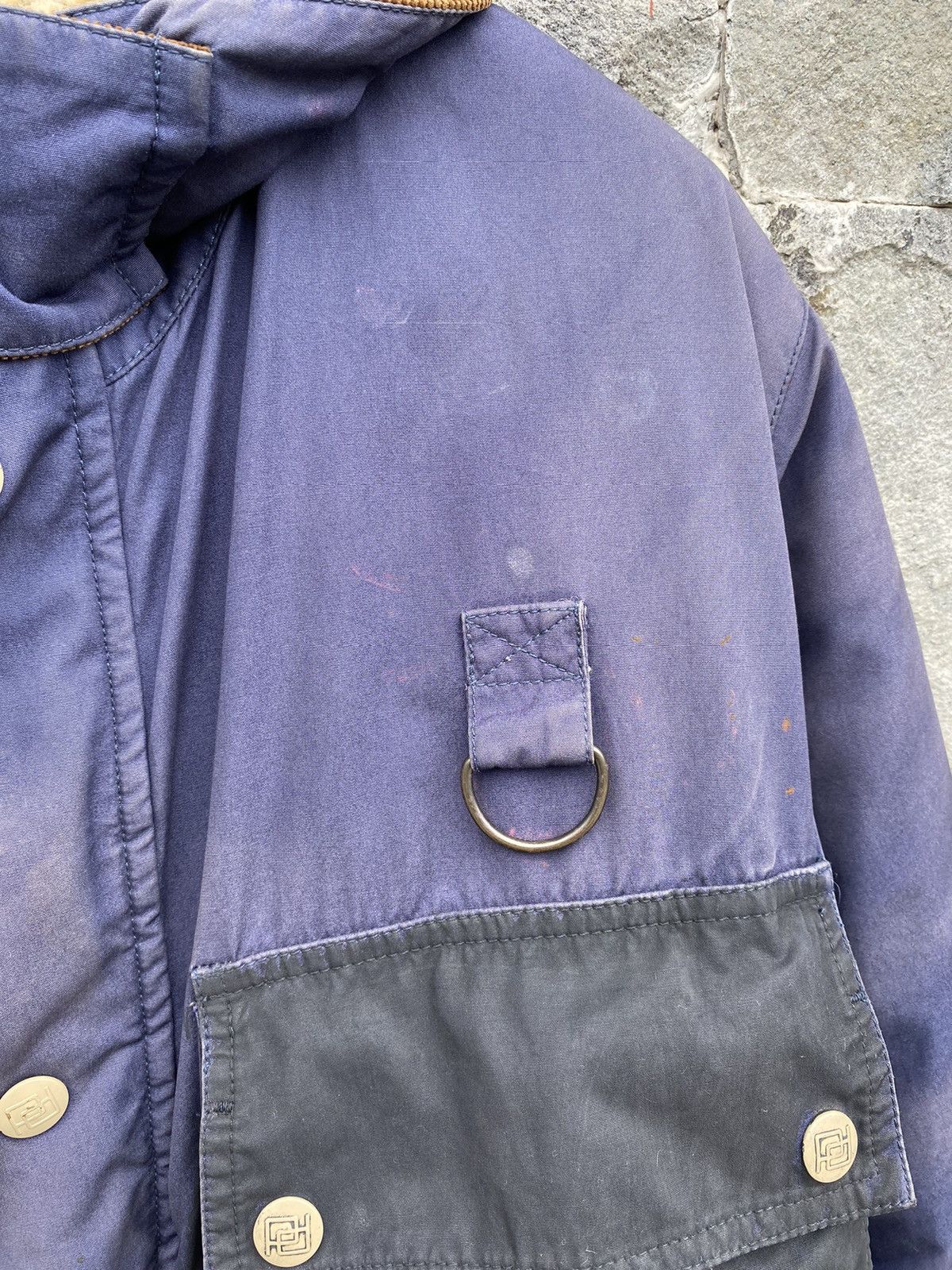Japanese Brand Sun Faded Pascal Doquino Hunting Jacket Distressed Size US M / EU 48-50 / 2 - 6 Thumbnail