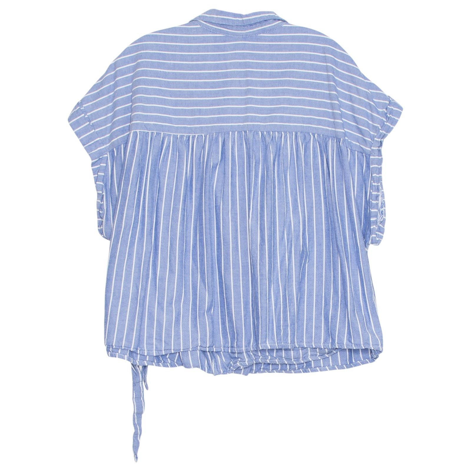 Old Navy Old Navy Wrap Top Plus Size 3X Blue Striped Crop Coastal Size 3XL / US 20-22 - 2 Thumbnail