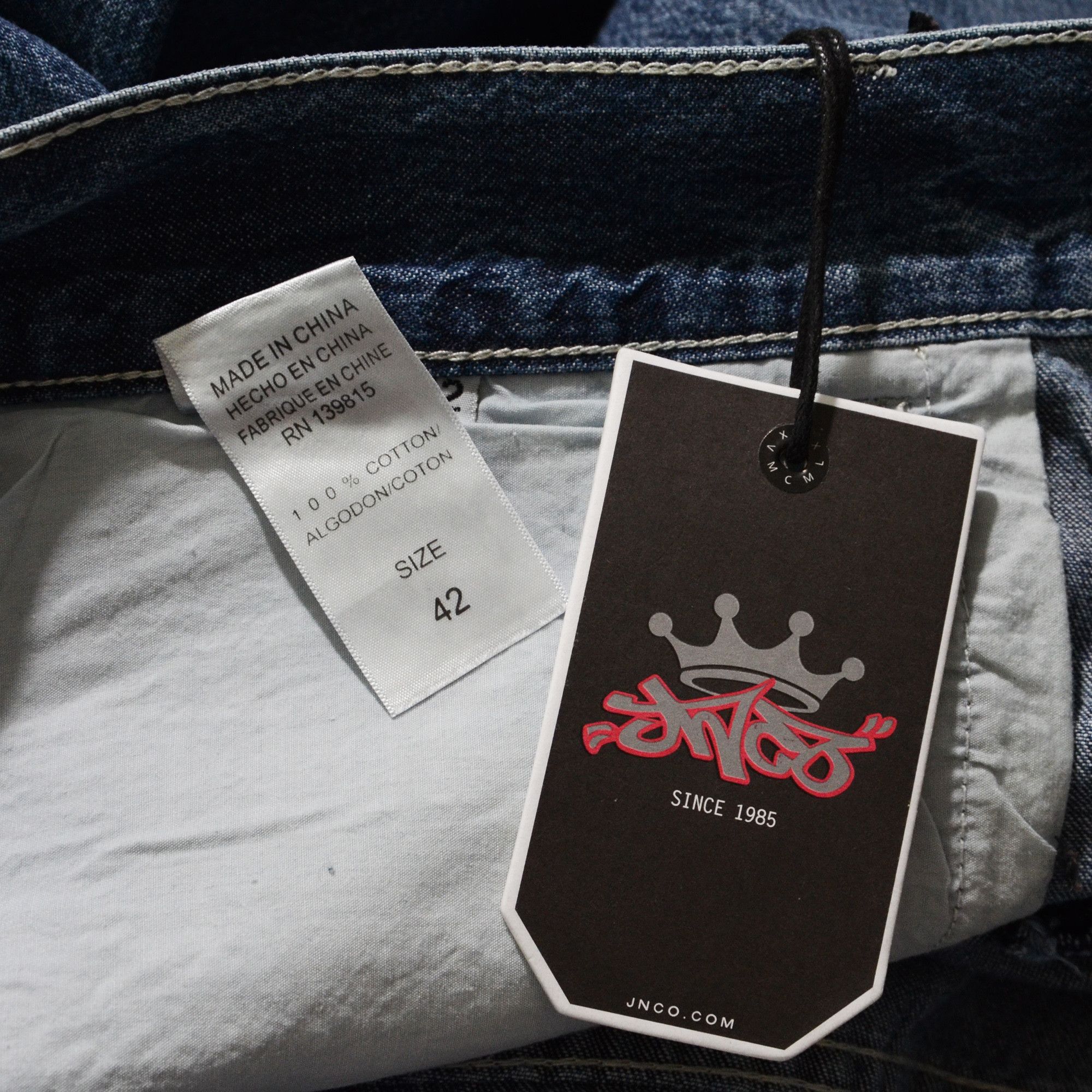 JNCO JNCO Jorts Size W42 Baggy Rare Streetwear 90s/Y2K Unused Size US 42 / EU 58 - 8 Thumbnail