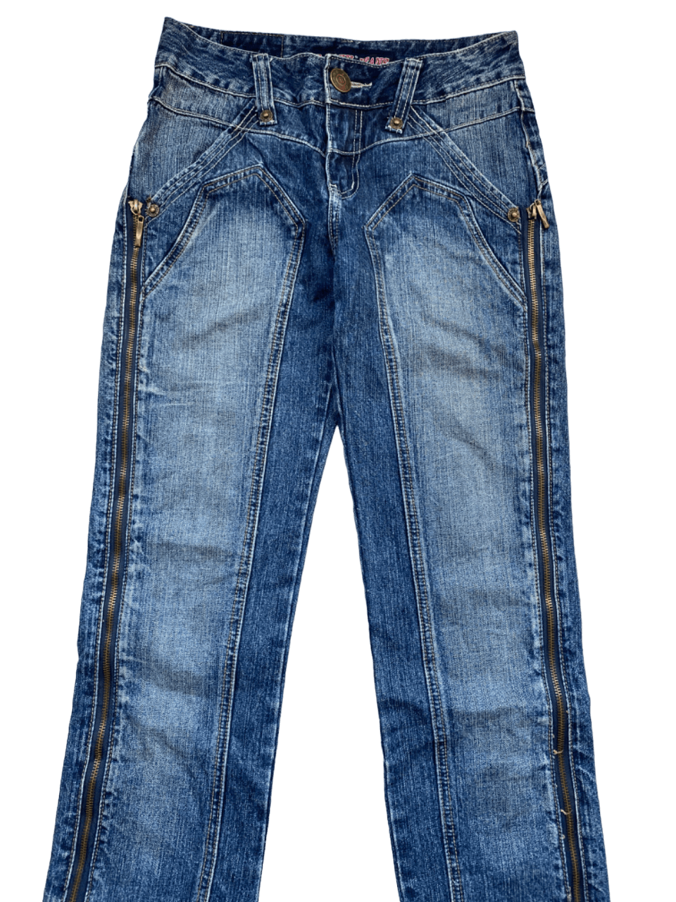 If Six Was Nine × Japanese Brand Full Zipper Japanese Bai Yu Jeans Size 28" / US 6 / IT 42 - 3 Thumbnail