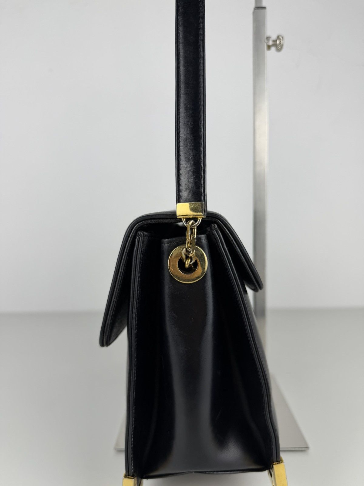 Dior Vintage 70s Dior box calf leather shoulder bag Size ONE SIZE - 12 Thumbnail