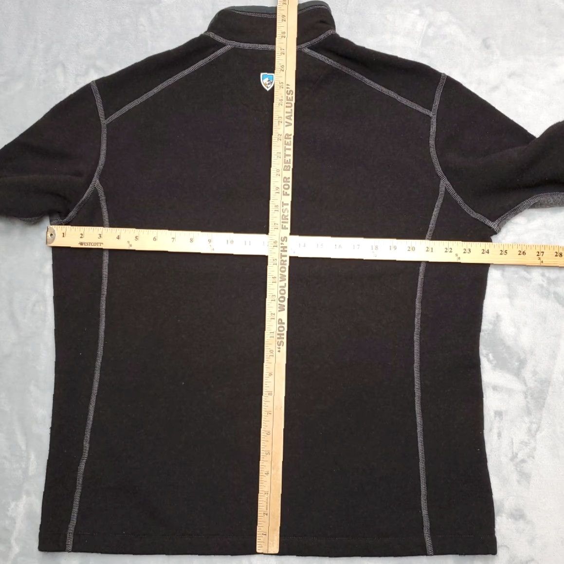 Vintage Kuhl Revel Sweater Jacket Men XL Black Kashmira Fleece 1/4 Zip Outdoors Gorp Size US XL / EU 56 / 4 - 7 Thumbnail