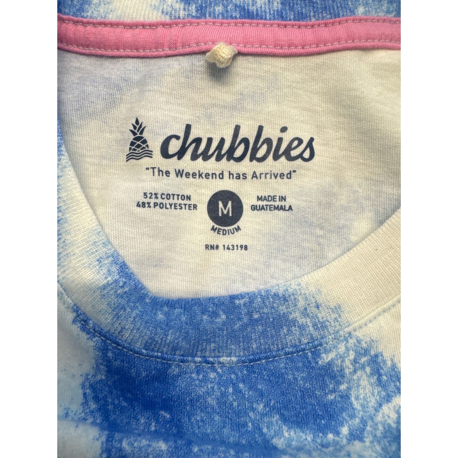 Chubbies Chubbies White Blue Longsleeve Graphic Tee men sz M Size US M / EU 48-50 / 2 - 5 Thumbnail
