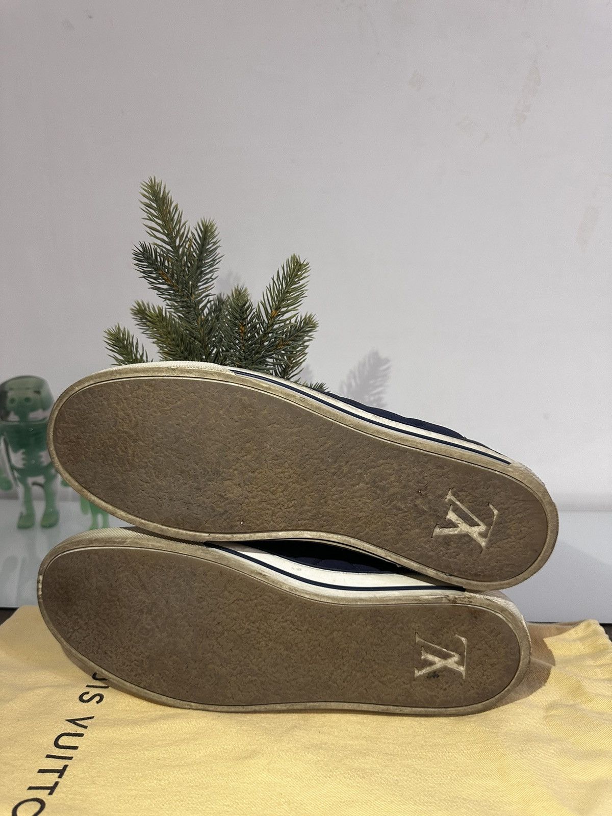 Louis Vuitton Navy Blue Sneakers Size US 11.5 / EU 44-45 - 10 Thumbnail